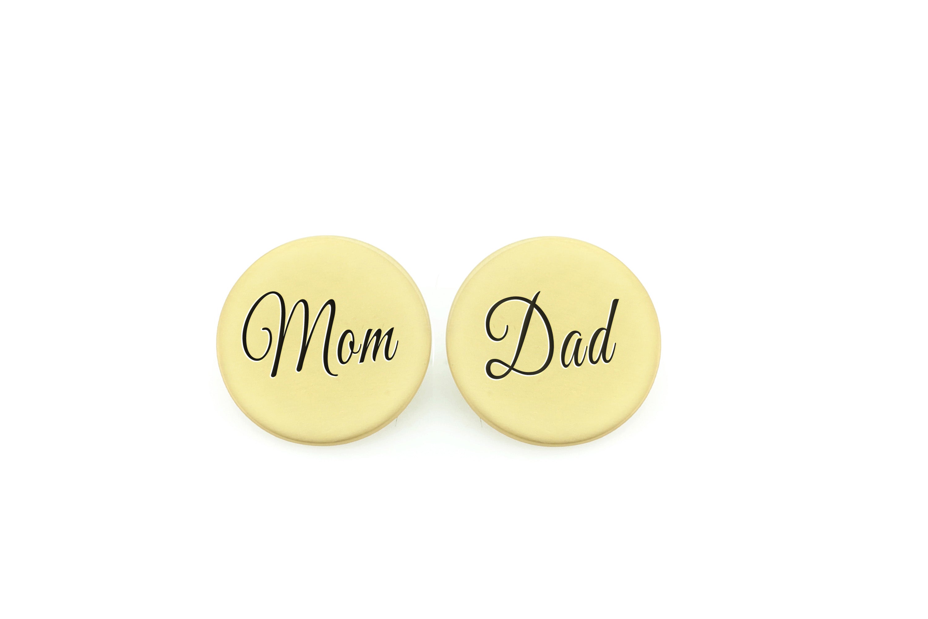Mom & Dad Stud Earrings