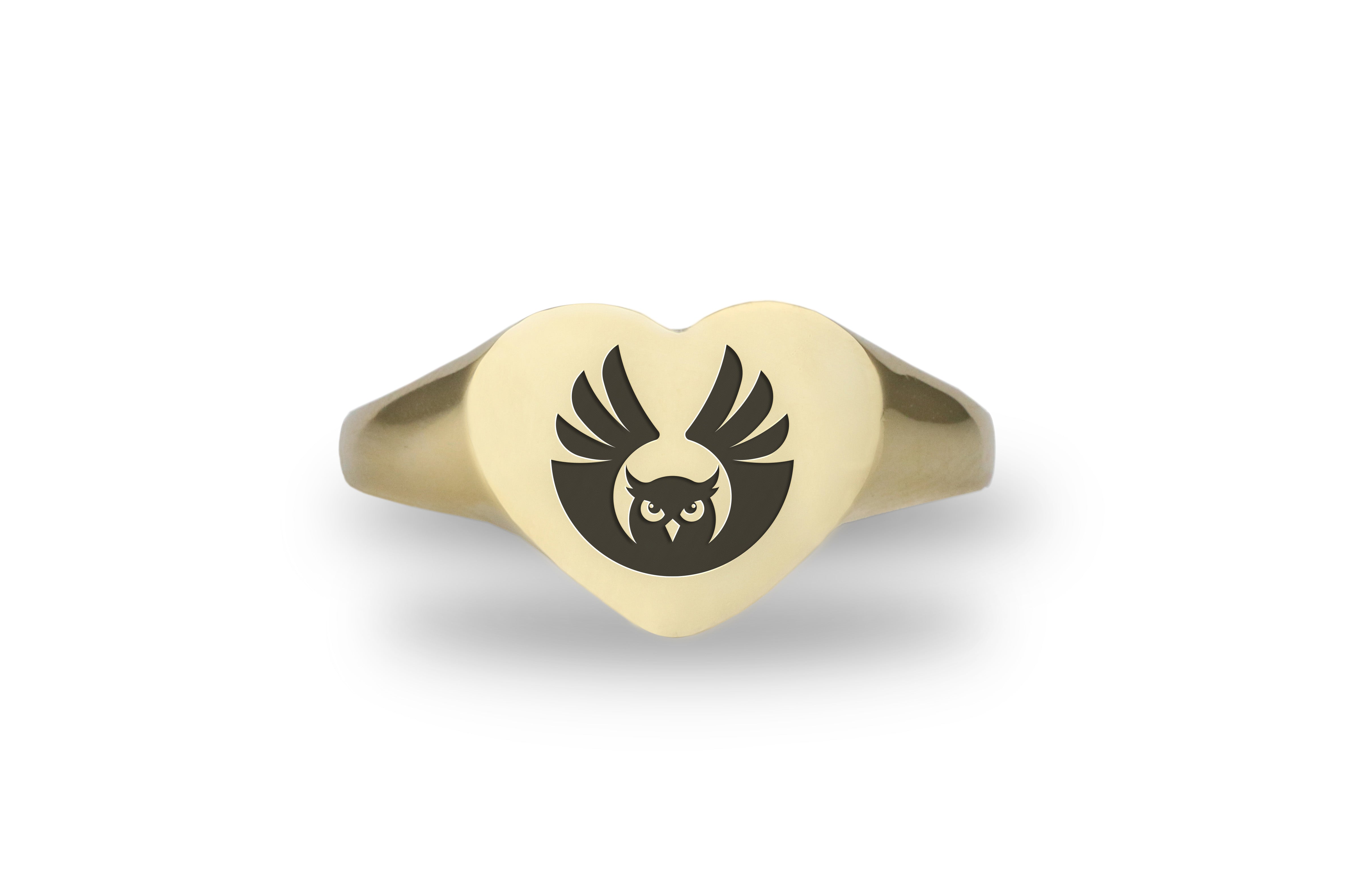 Custom Owl Engraved Ring