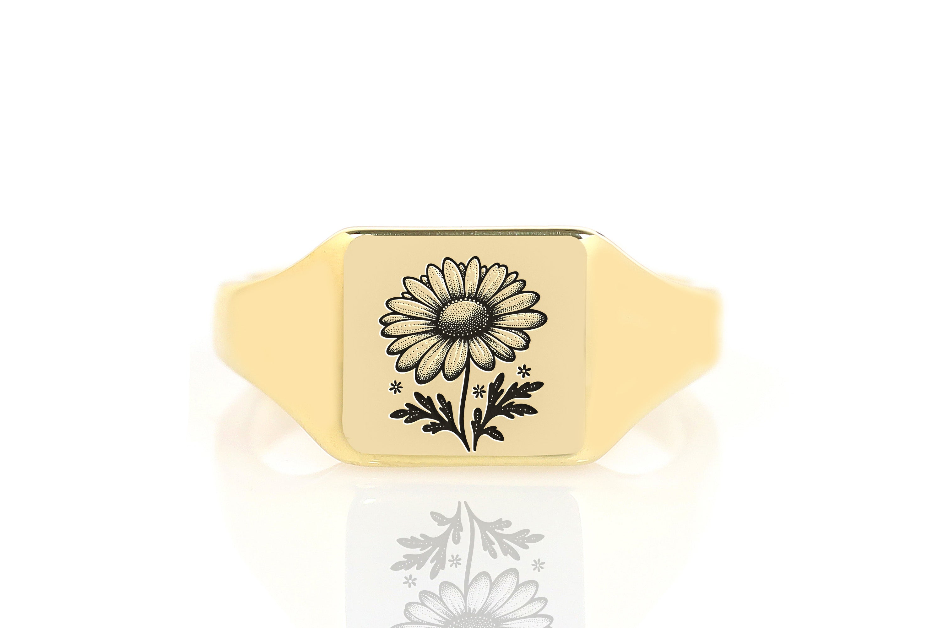 Custom Sunflower Ring