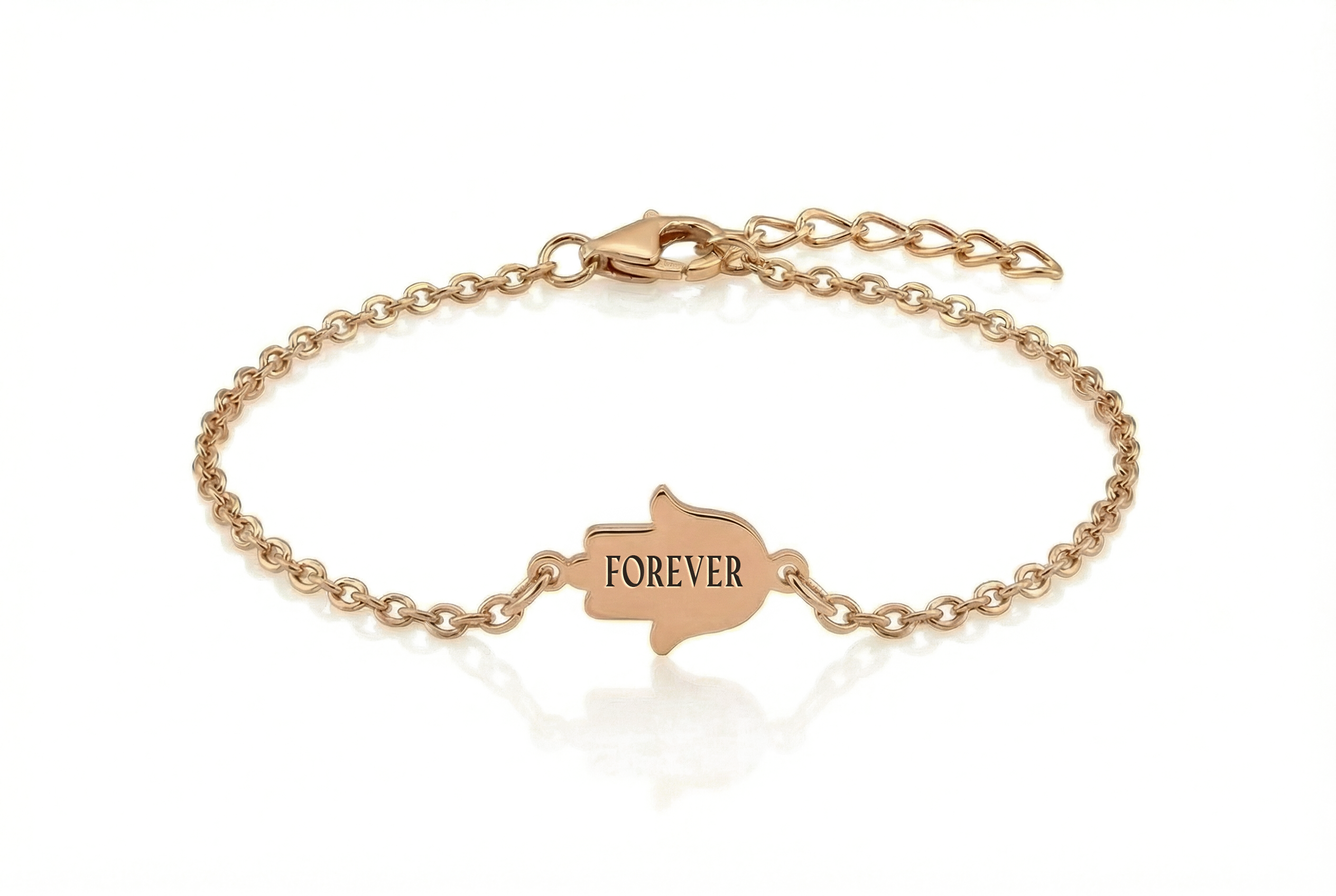 Custom Hamsa Hand Bracelet