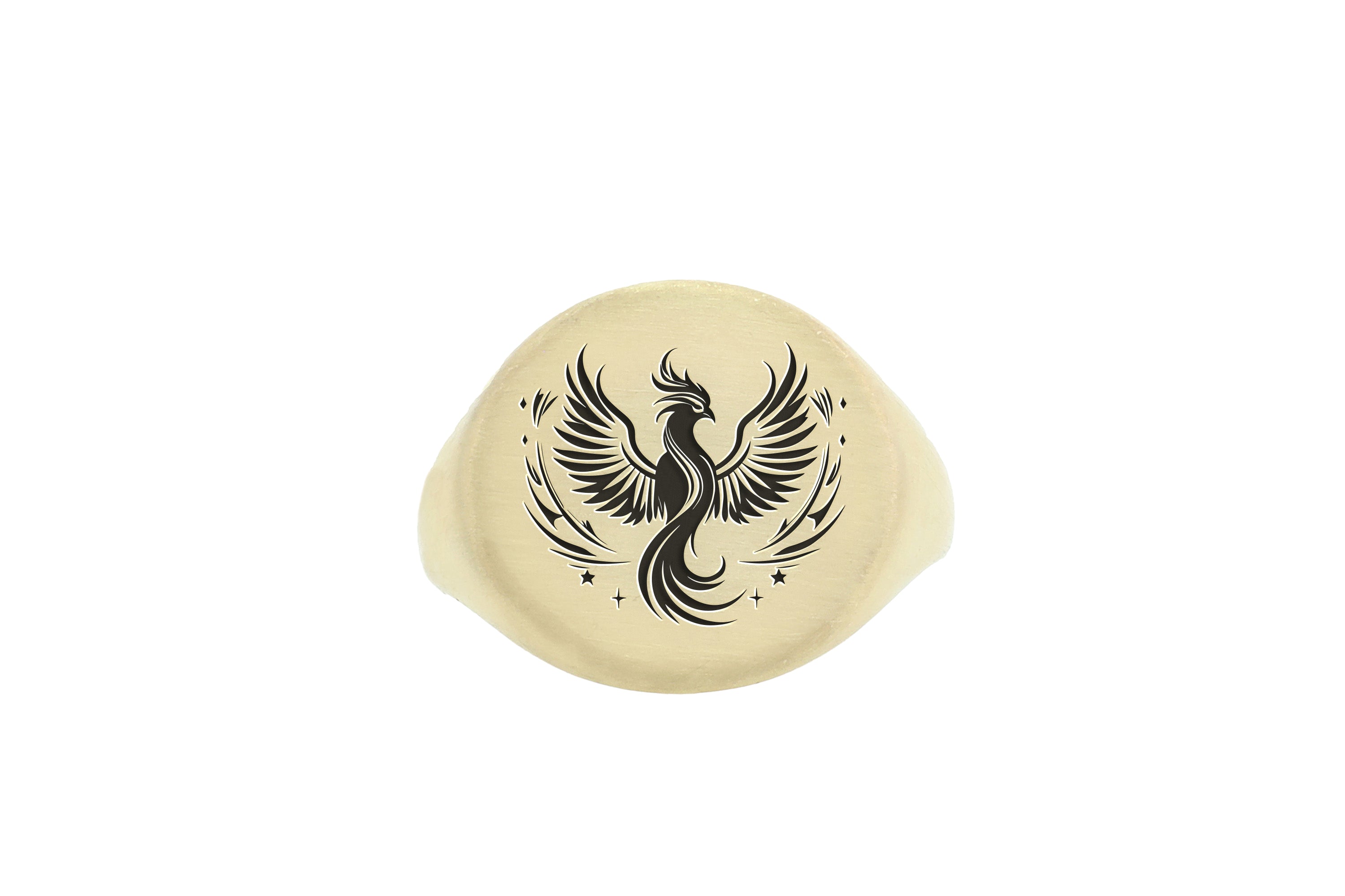 Phoenix Engraving Signet Ring