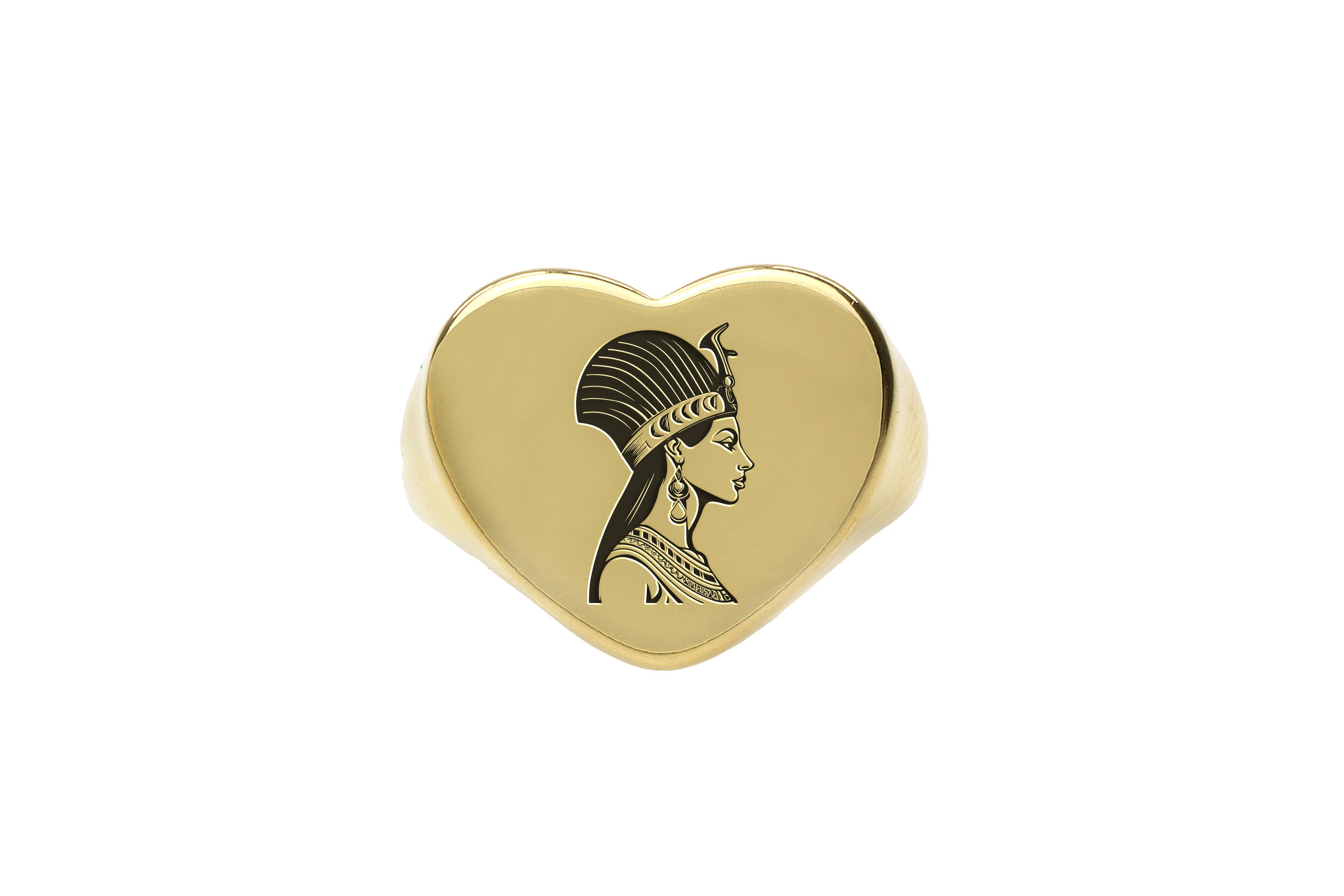 Heart-Shaped Cleopatra Ring