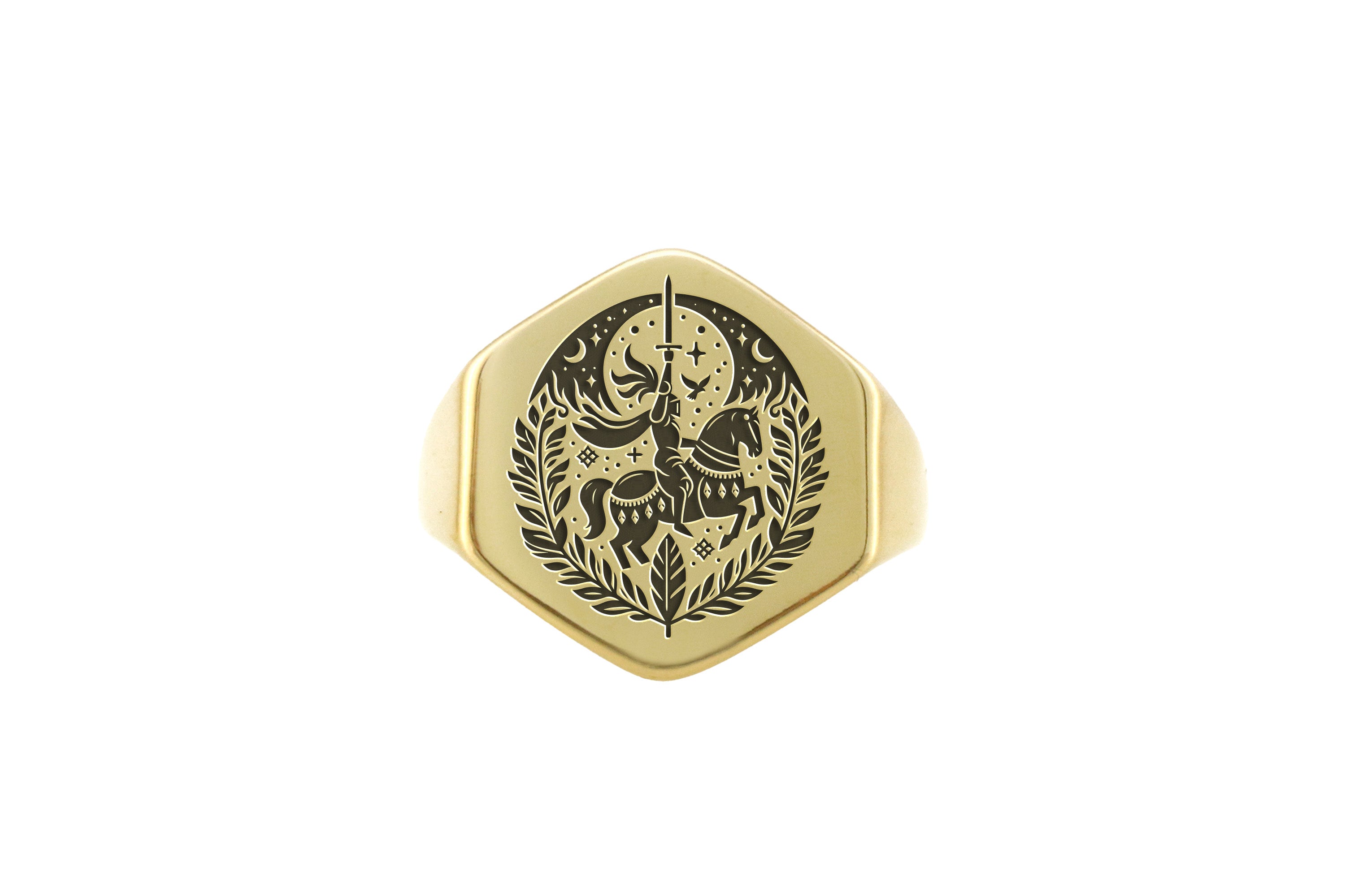 Bold Statement Knight Ring