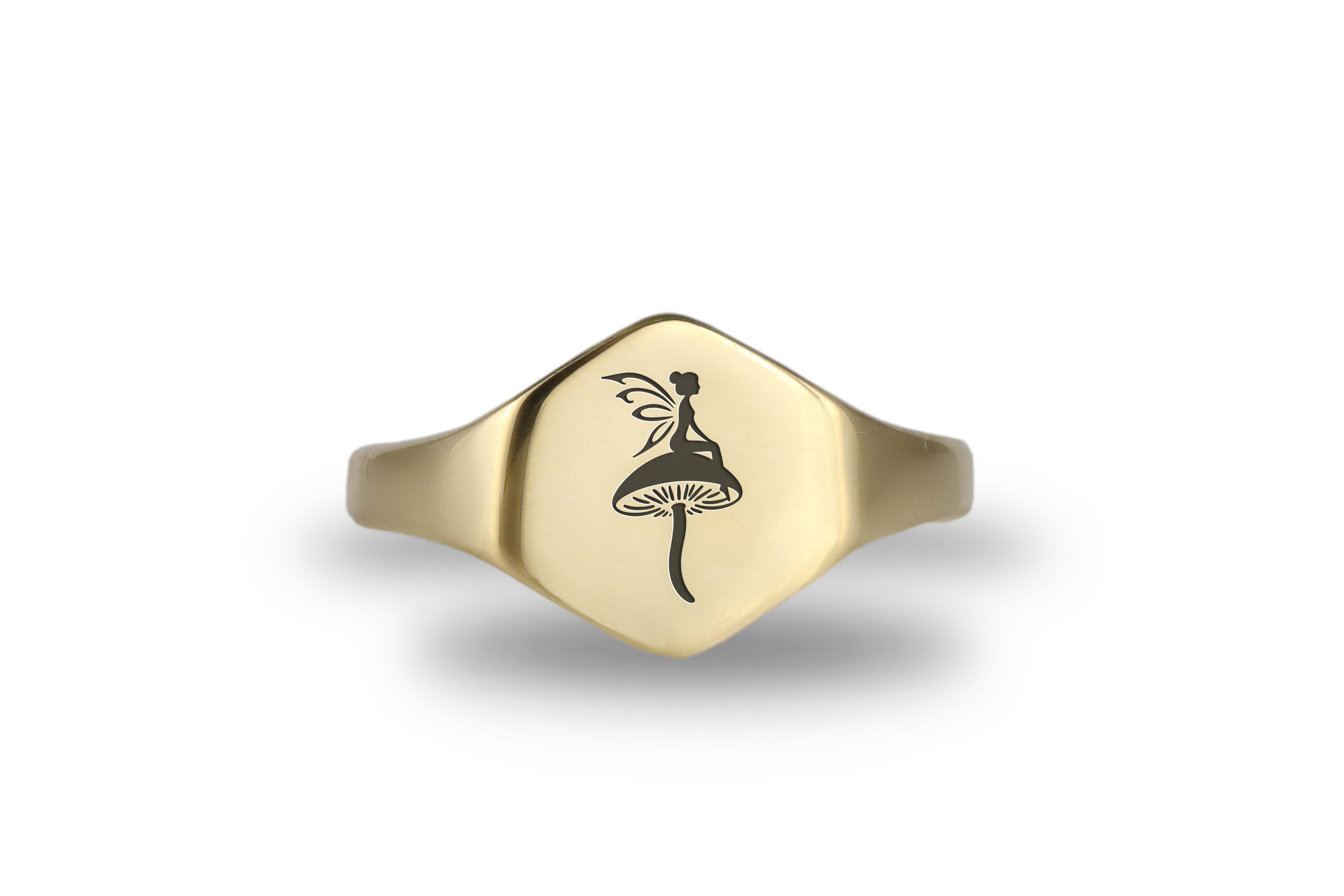 Custom Fairy Engraved Ring