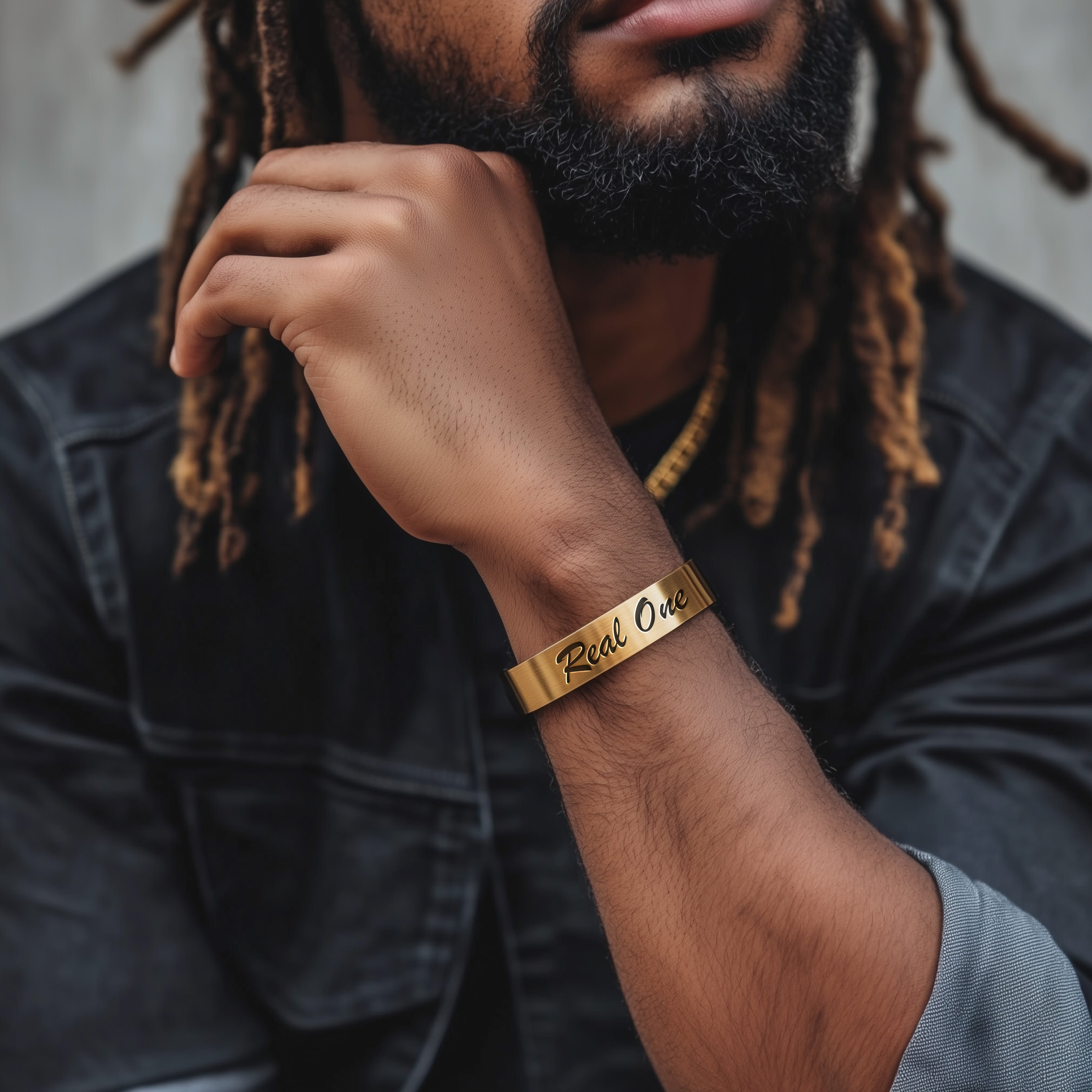 Gold Open Cuff Bracelet