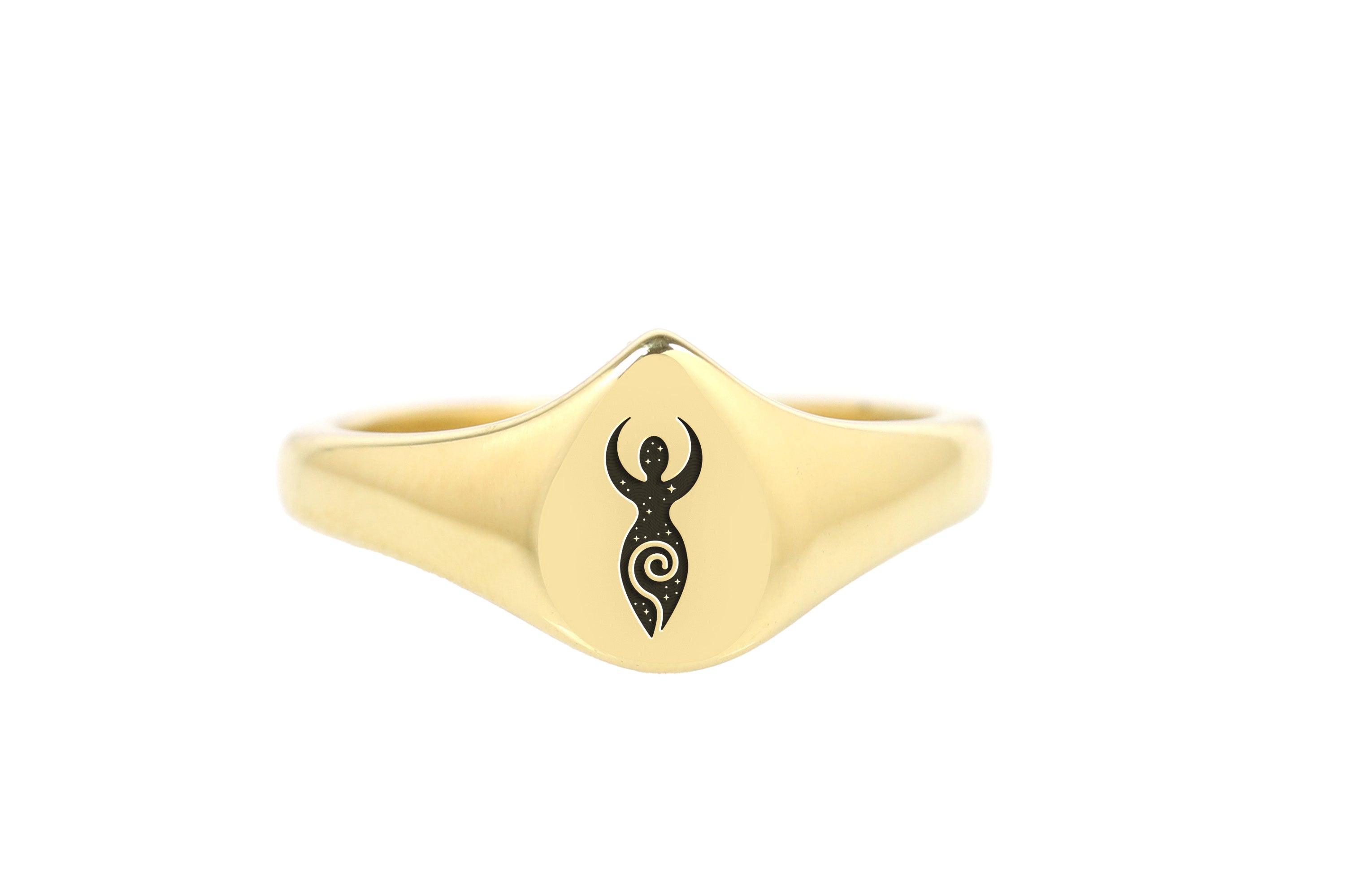 Custom Wiccan Symbol Ring