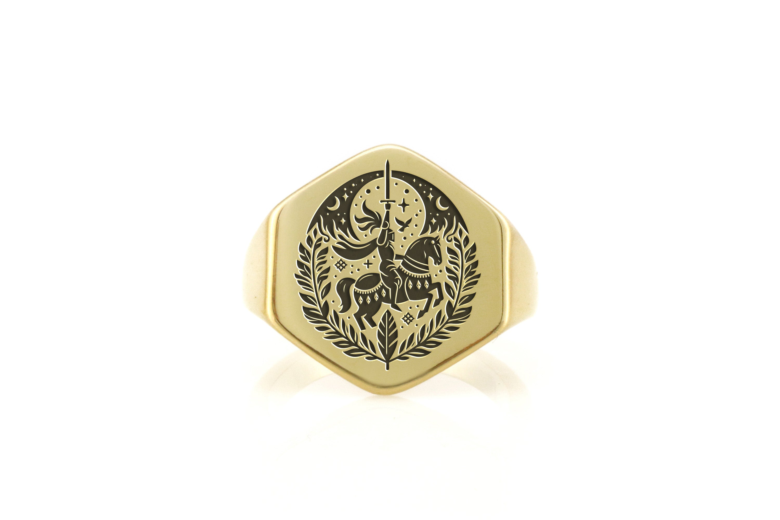Bold Statement Knight Ring