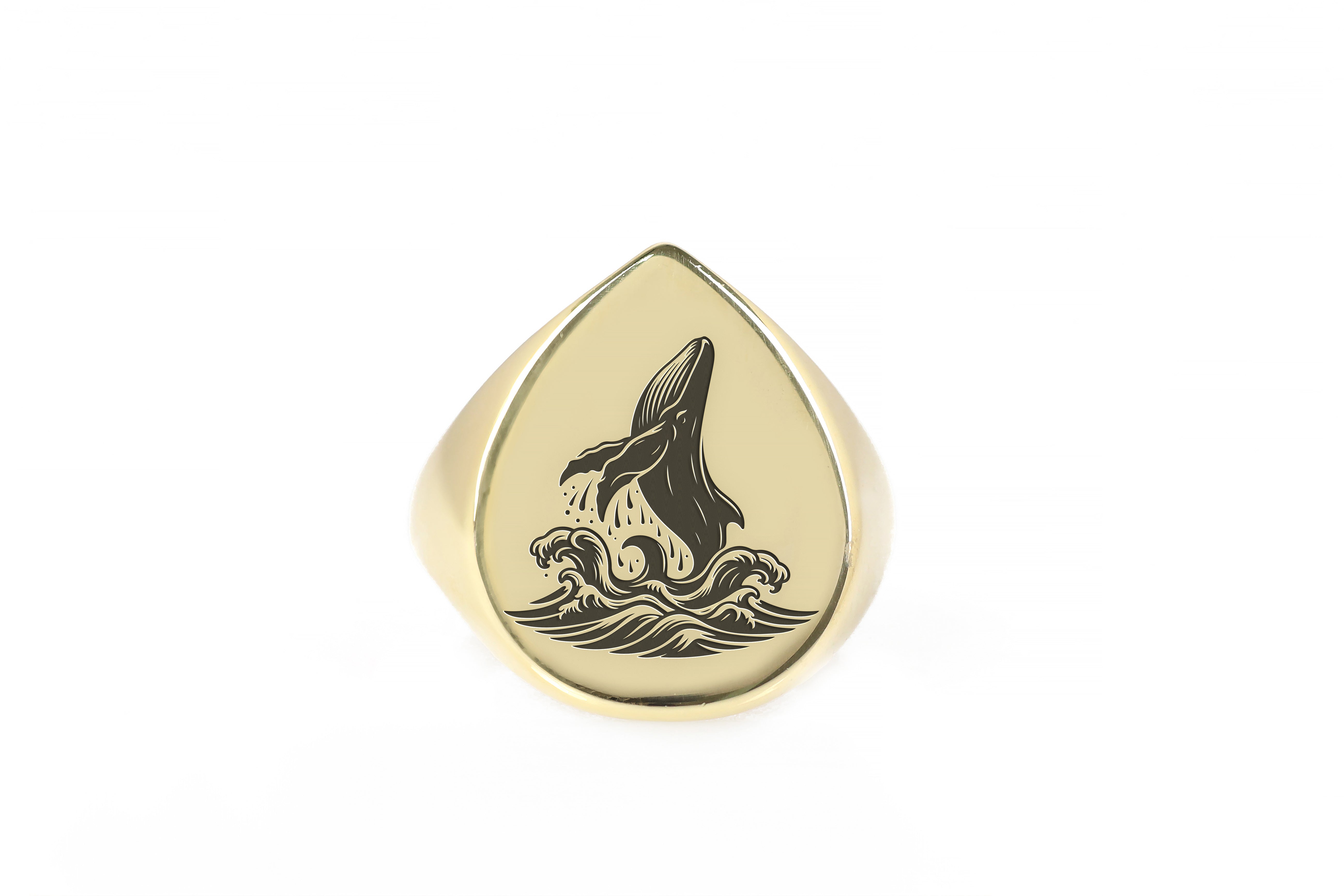 Bold Statement Whale Ring