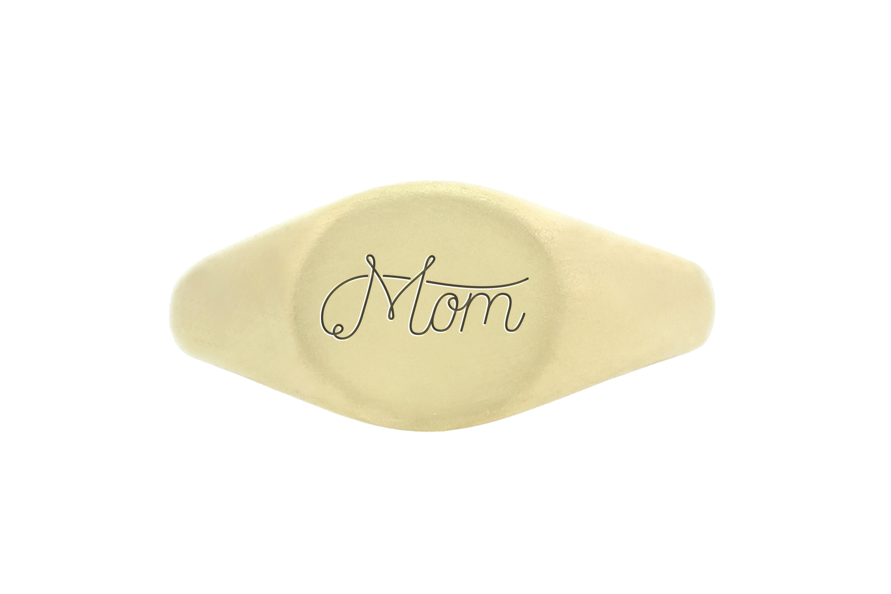 Engraved Mom Ring