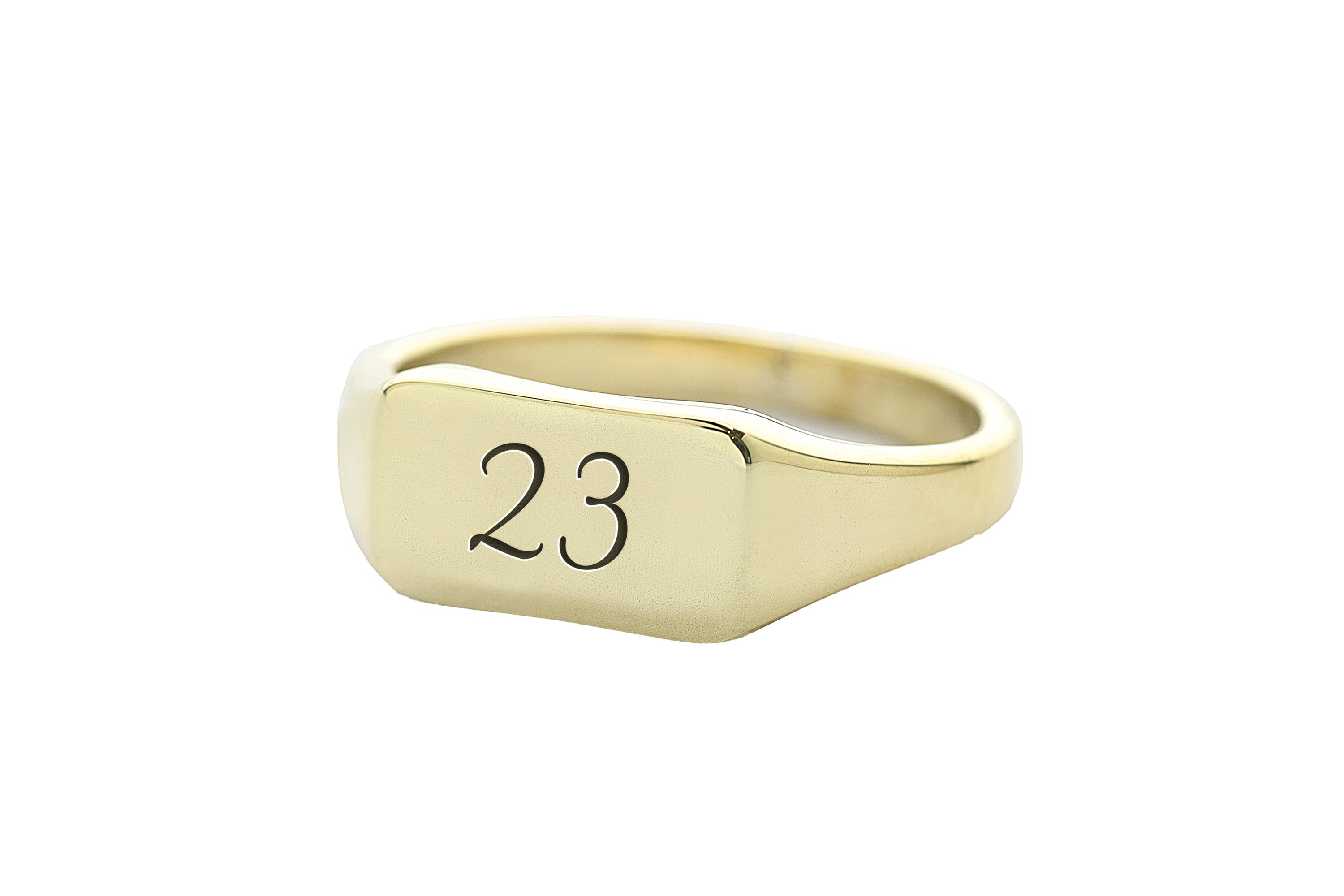 Personalized Lucky Number Ring