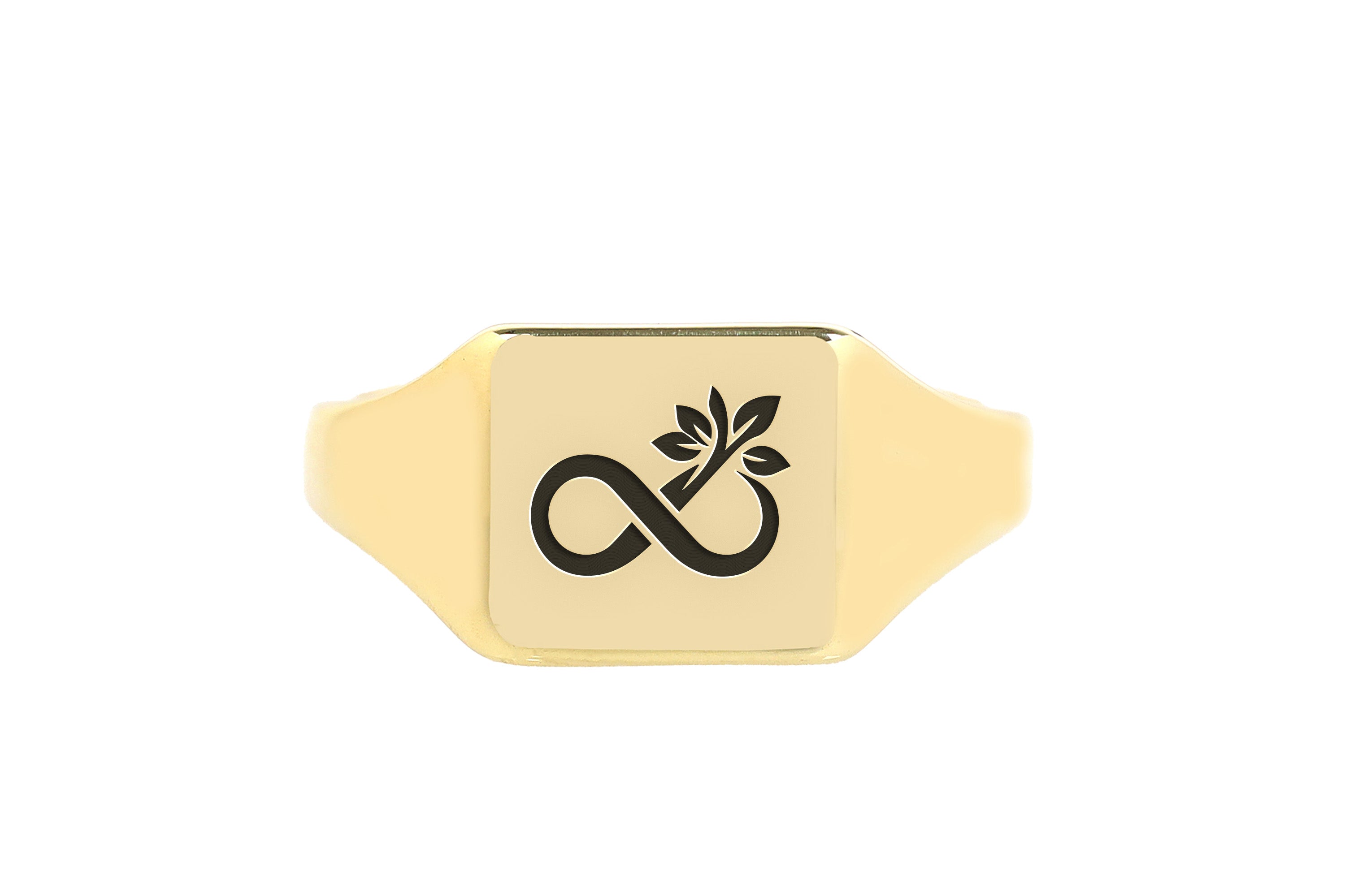 Custom Infinity Gold Ring