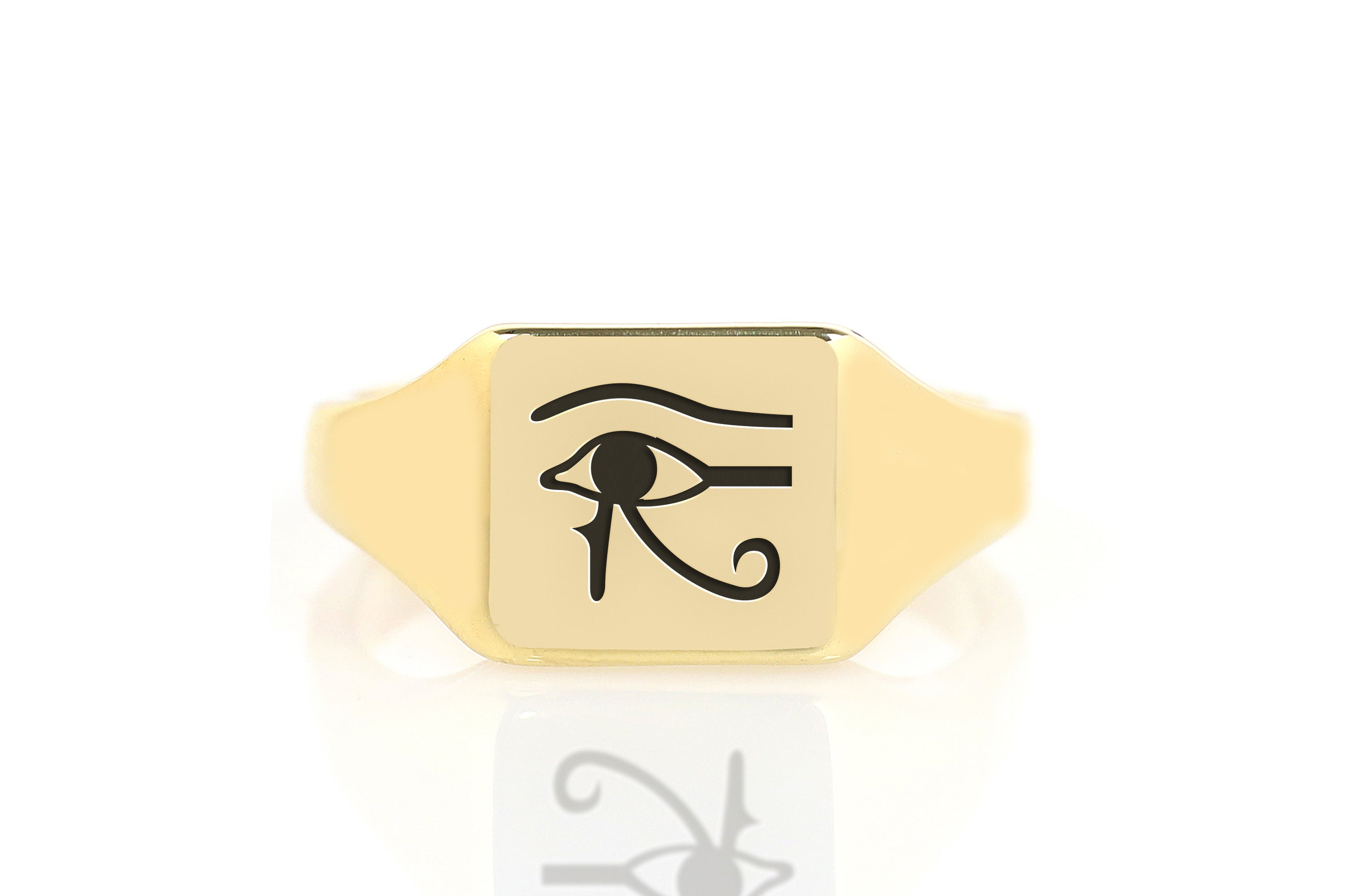 Eye of Horus Engraved Ring