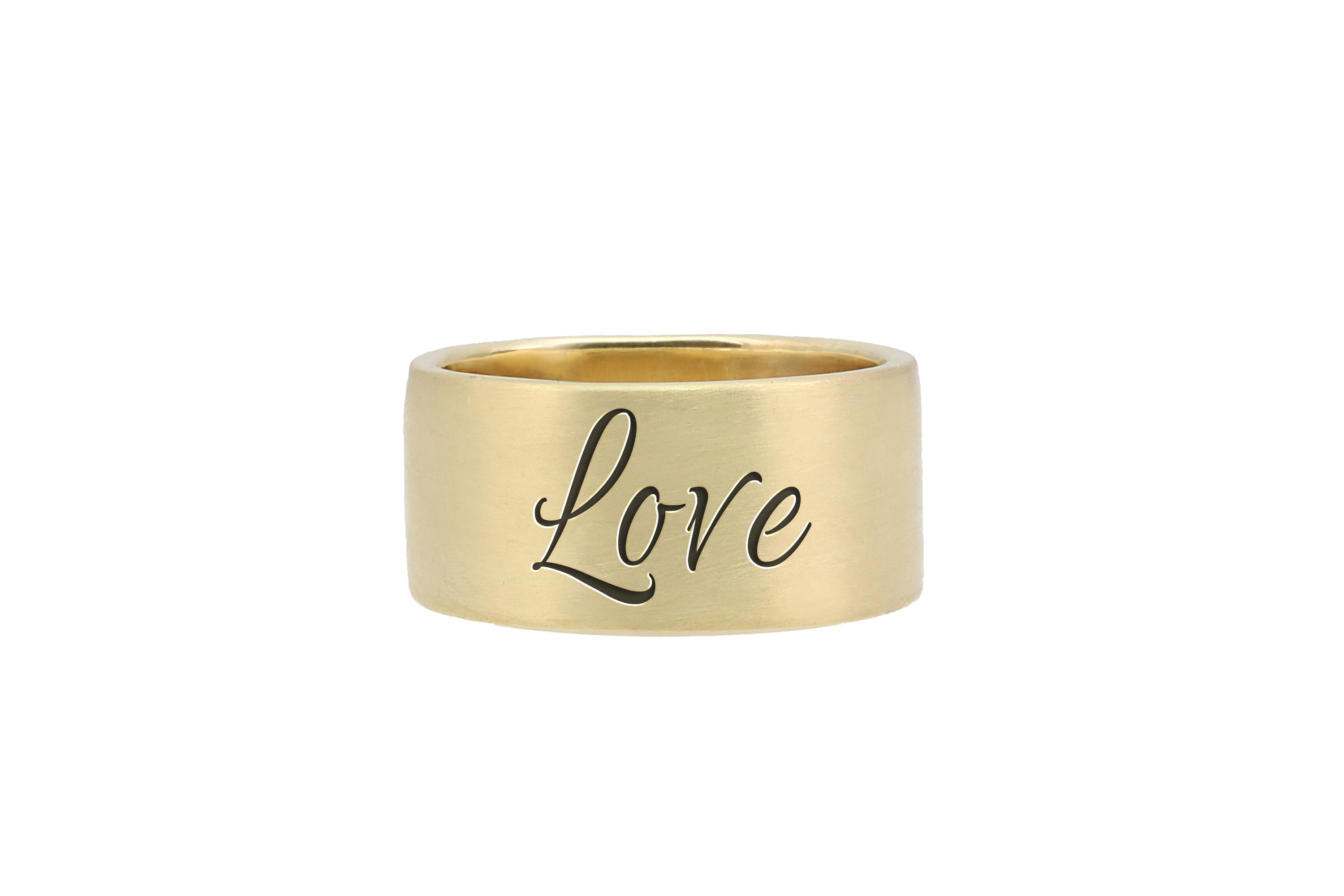 Wide Band Wedding Ring