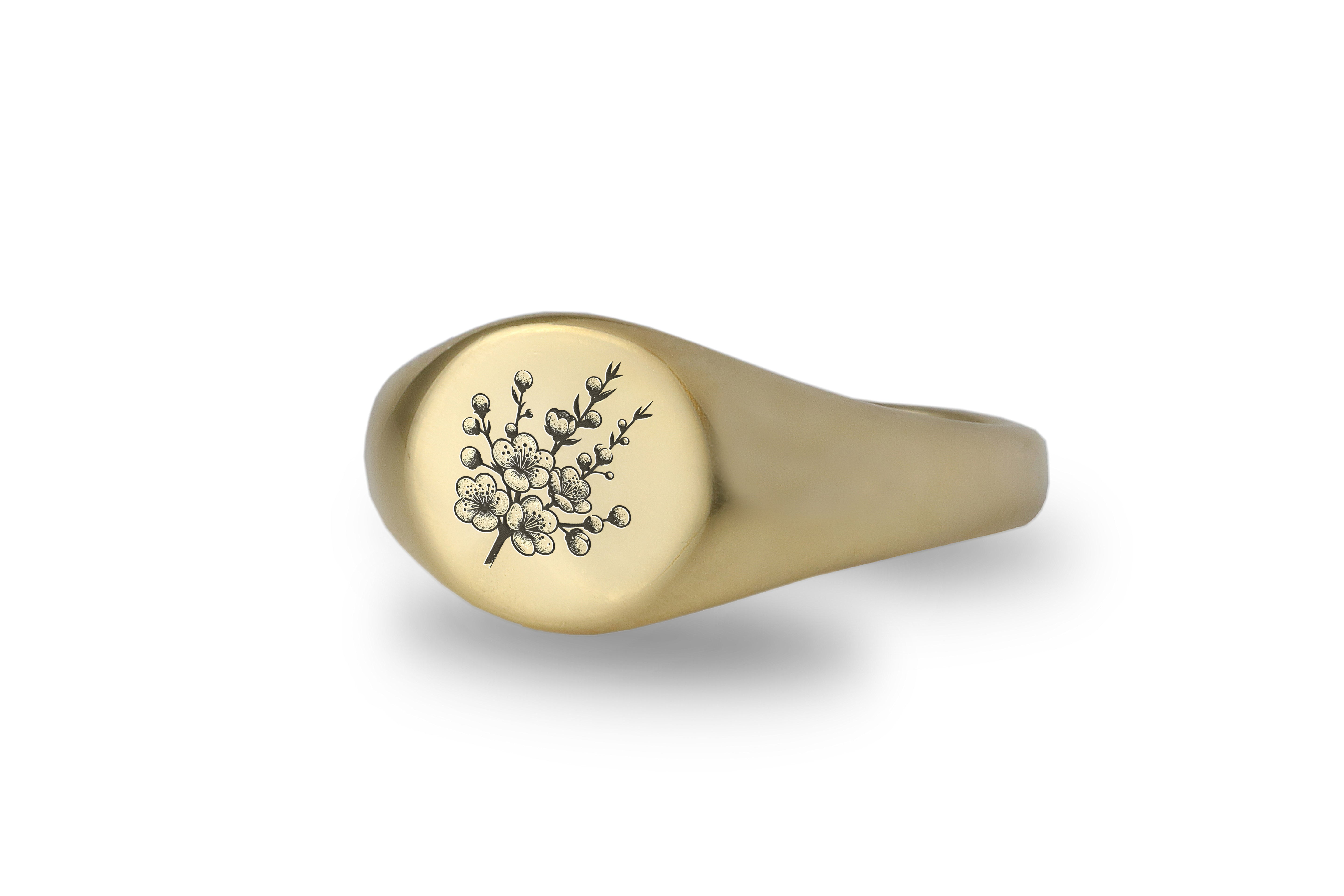 Round Cherry Blossom Ring