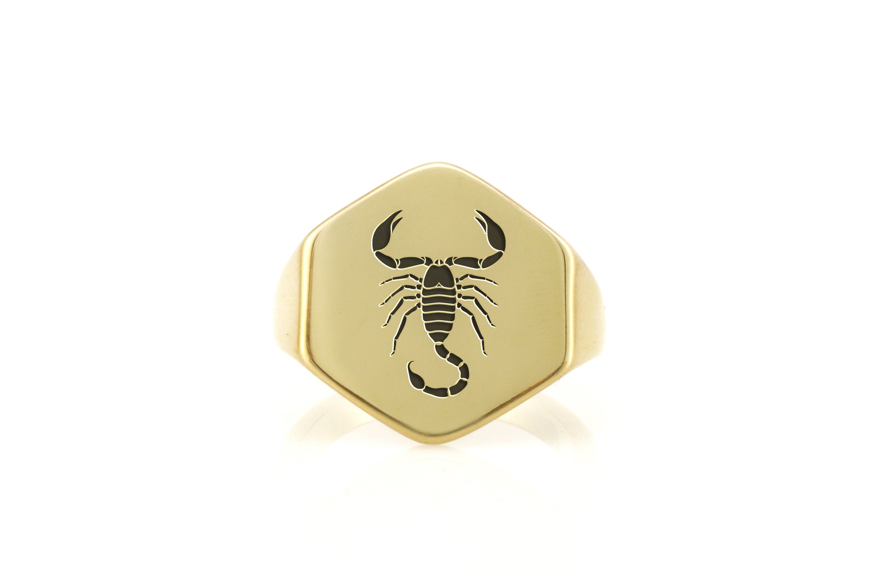 Scorpio Zodiac Signet Ring