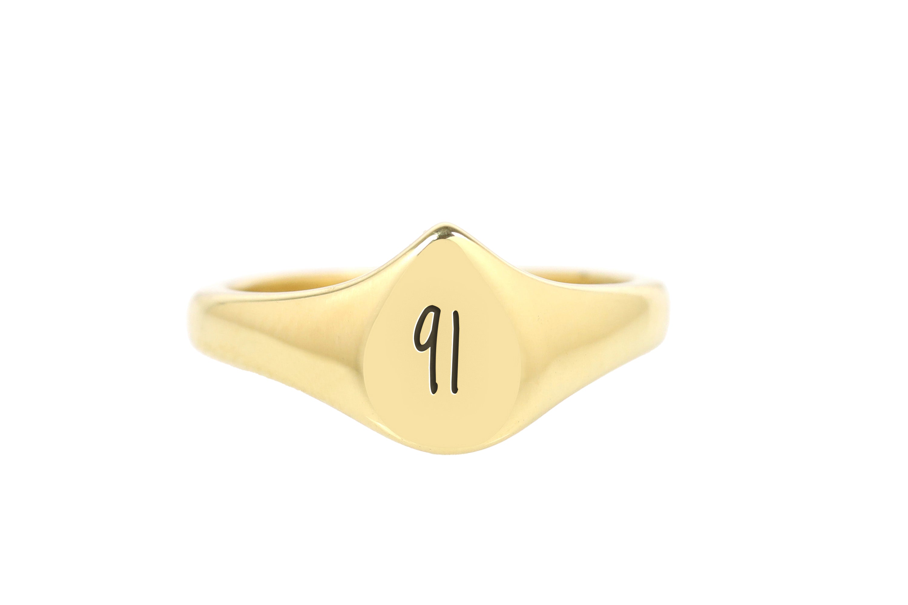 Personalized Number Ring