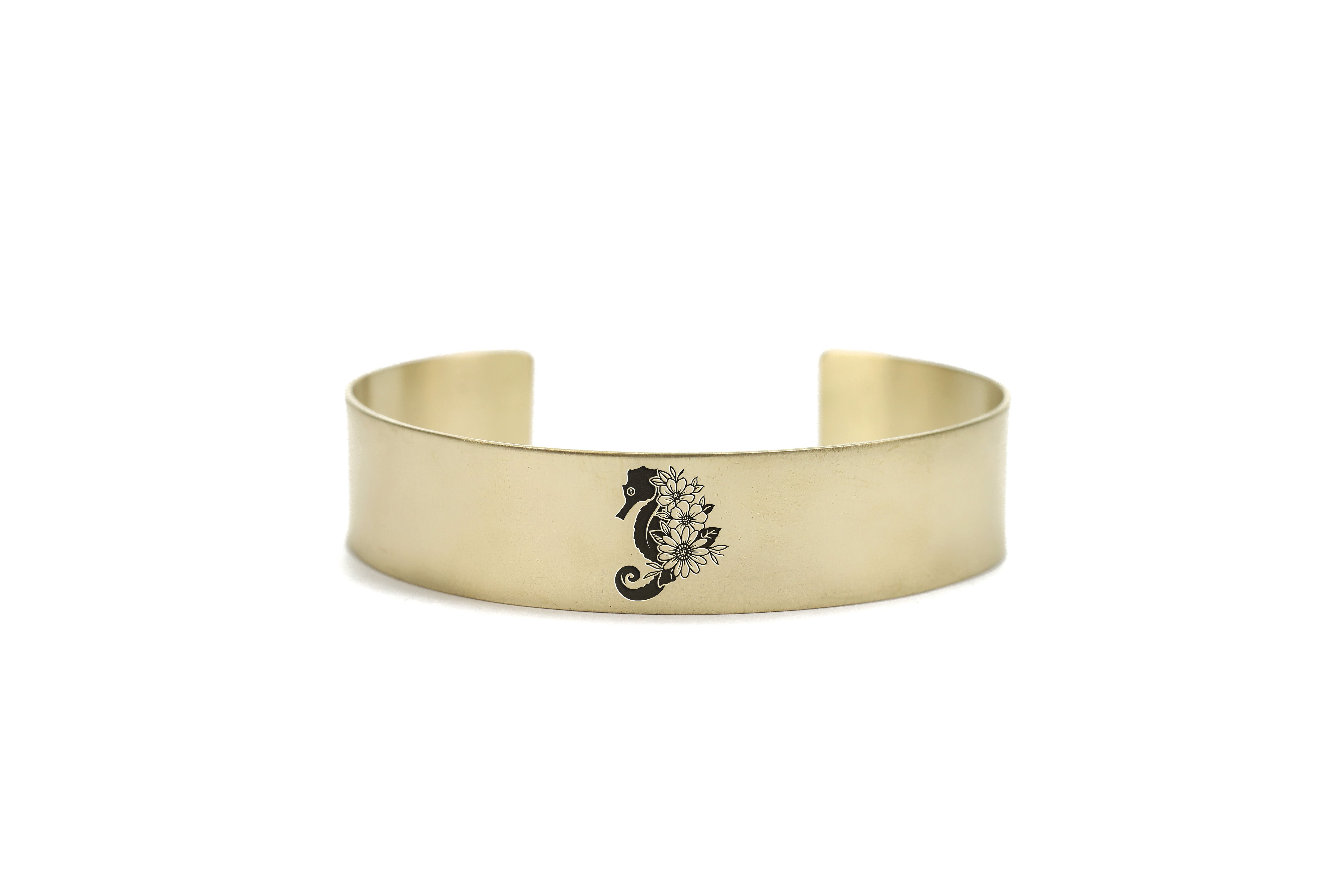 14k Gold Sea Horse Bracelet