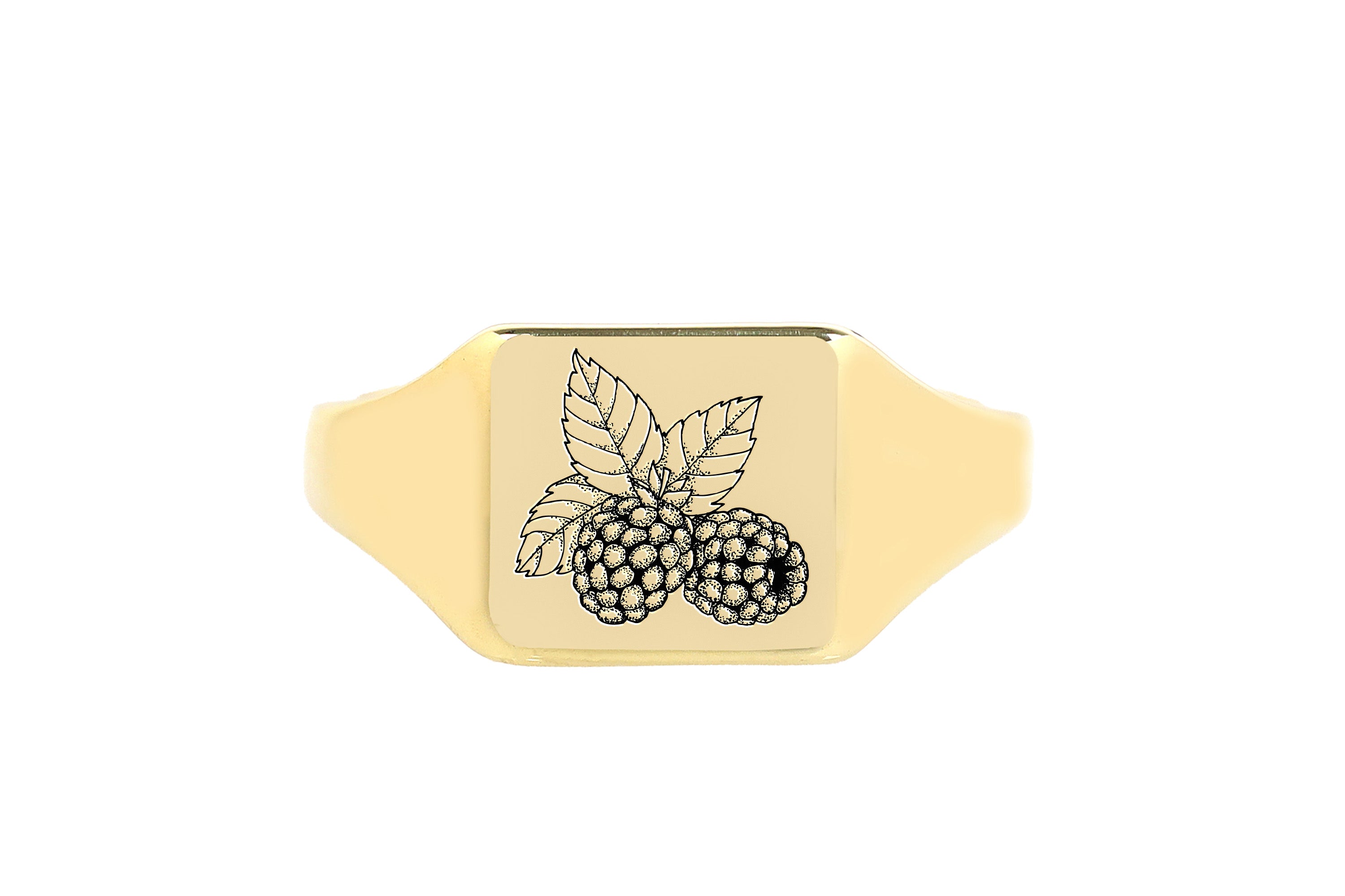 Cute Raspberry Signet Ring