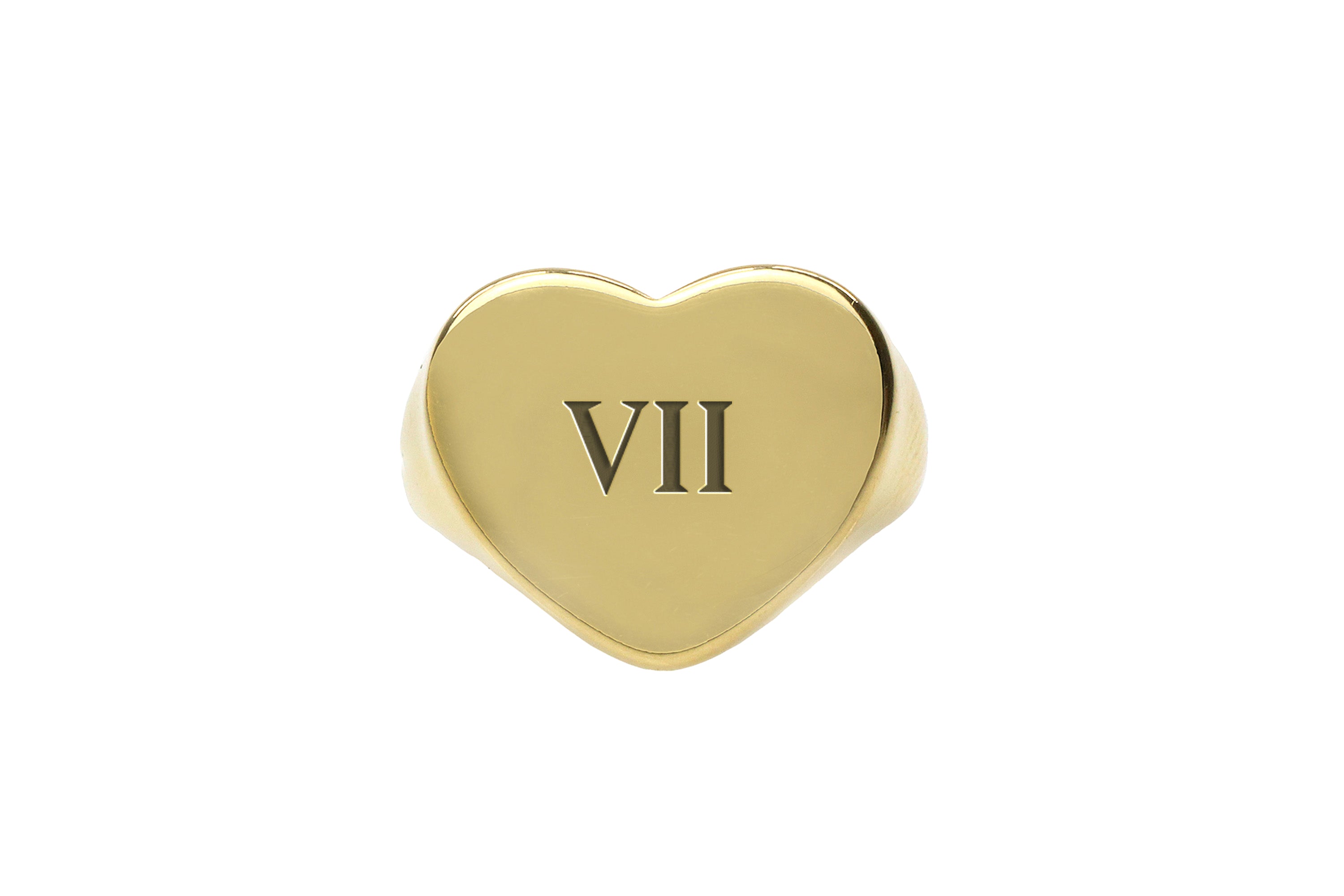 Custom Roman Initials Ring