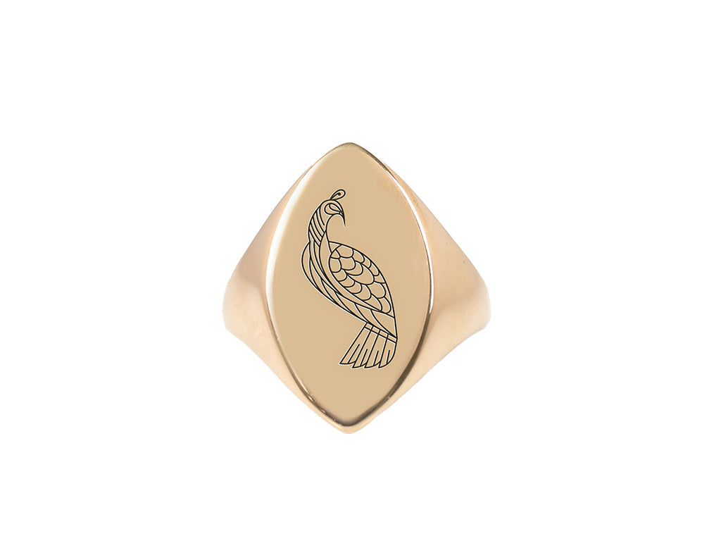 Egyptian Peacock Ring