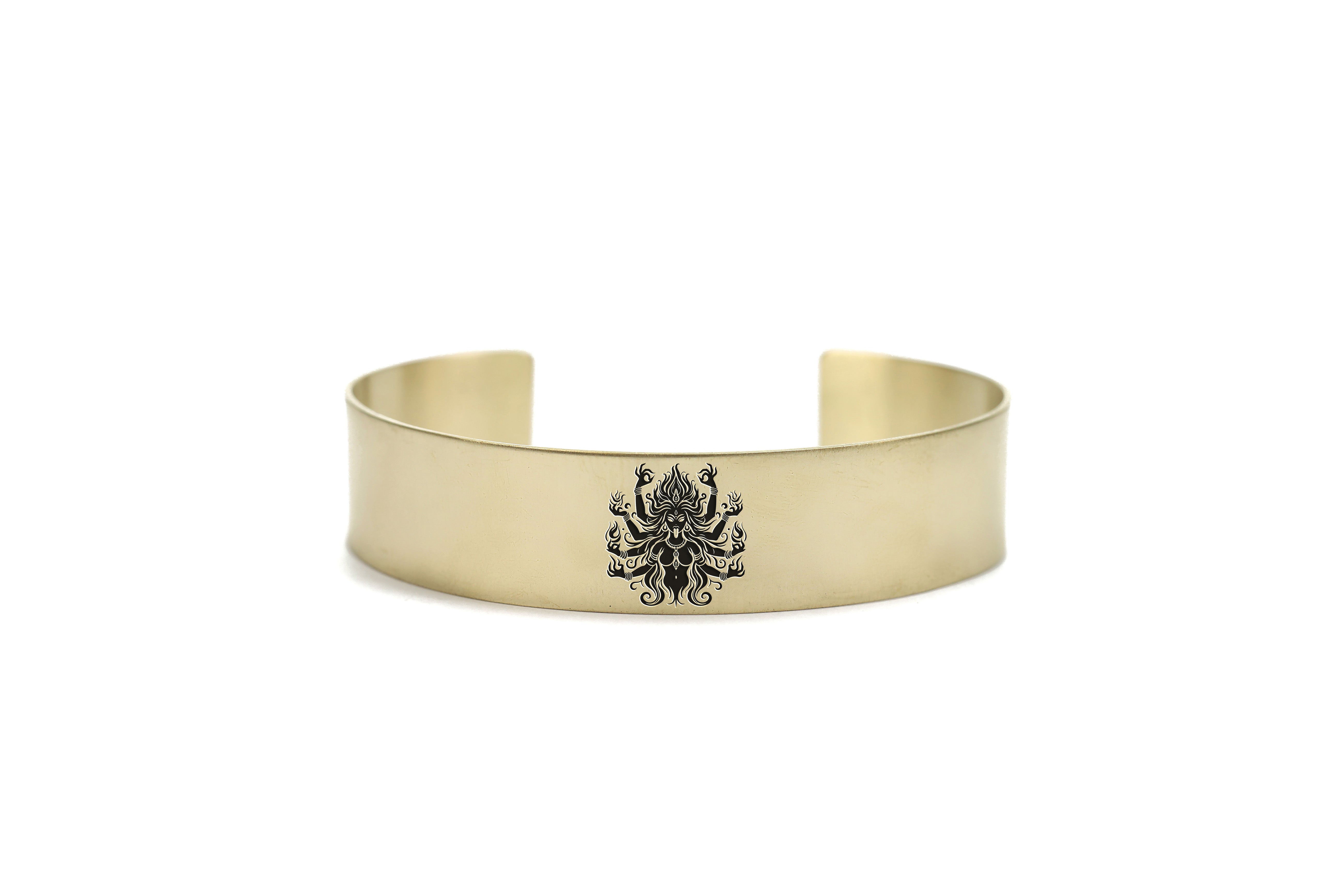 Engraved Goddess Kali Bracelet