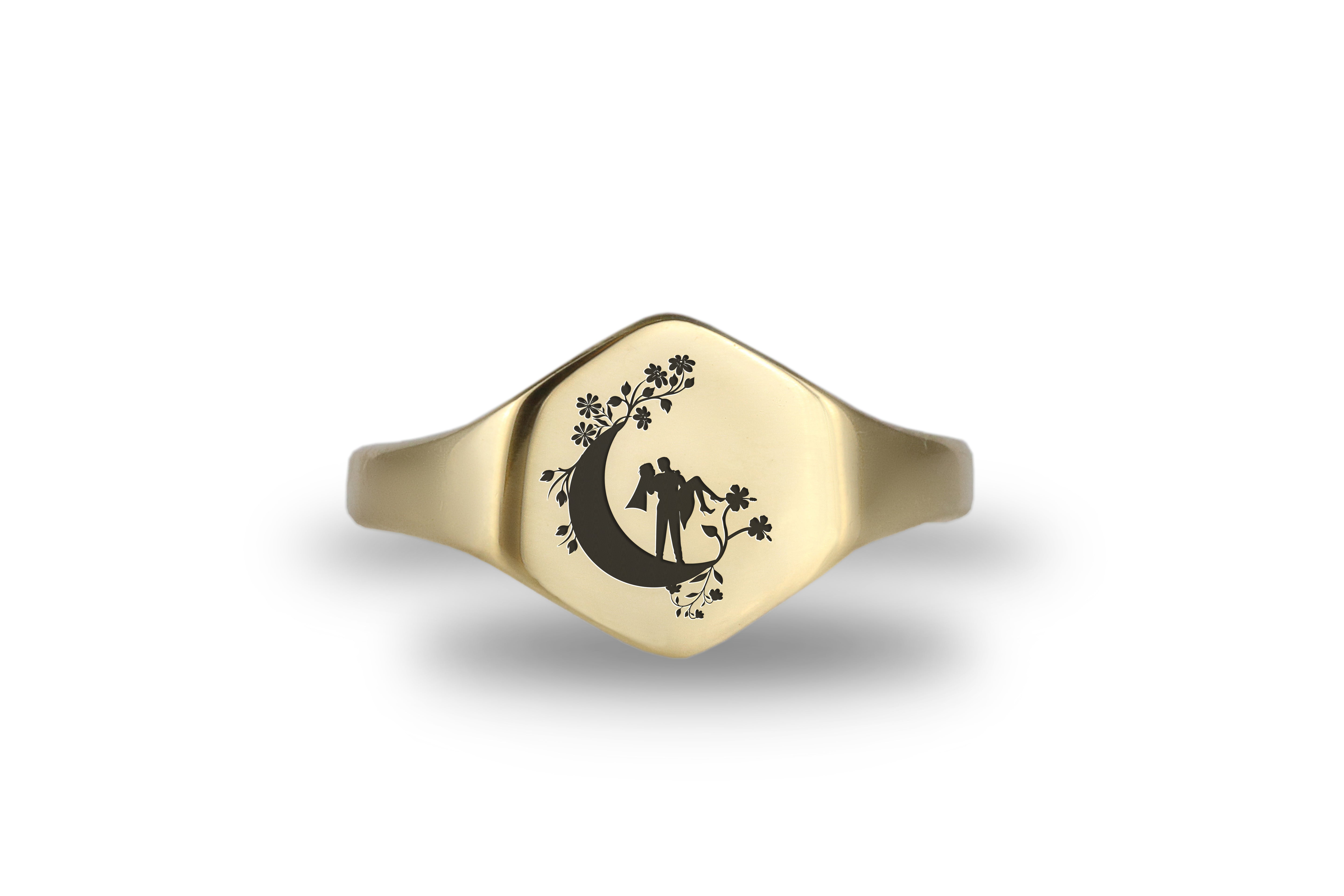Engraved Couple Ring