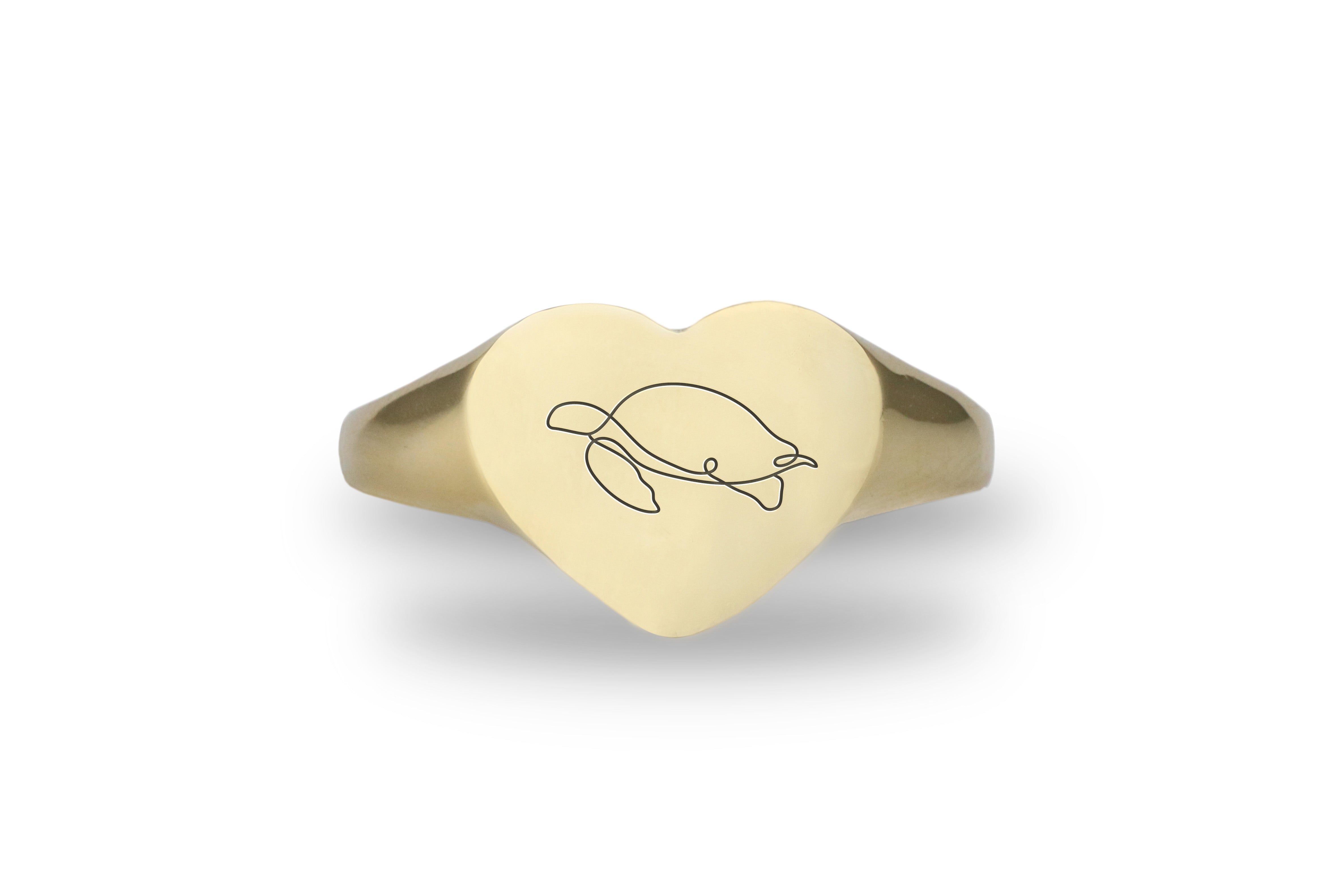 14k Gold Turtle Ring