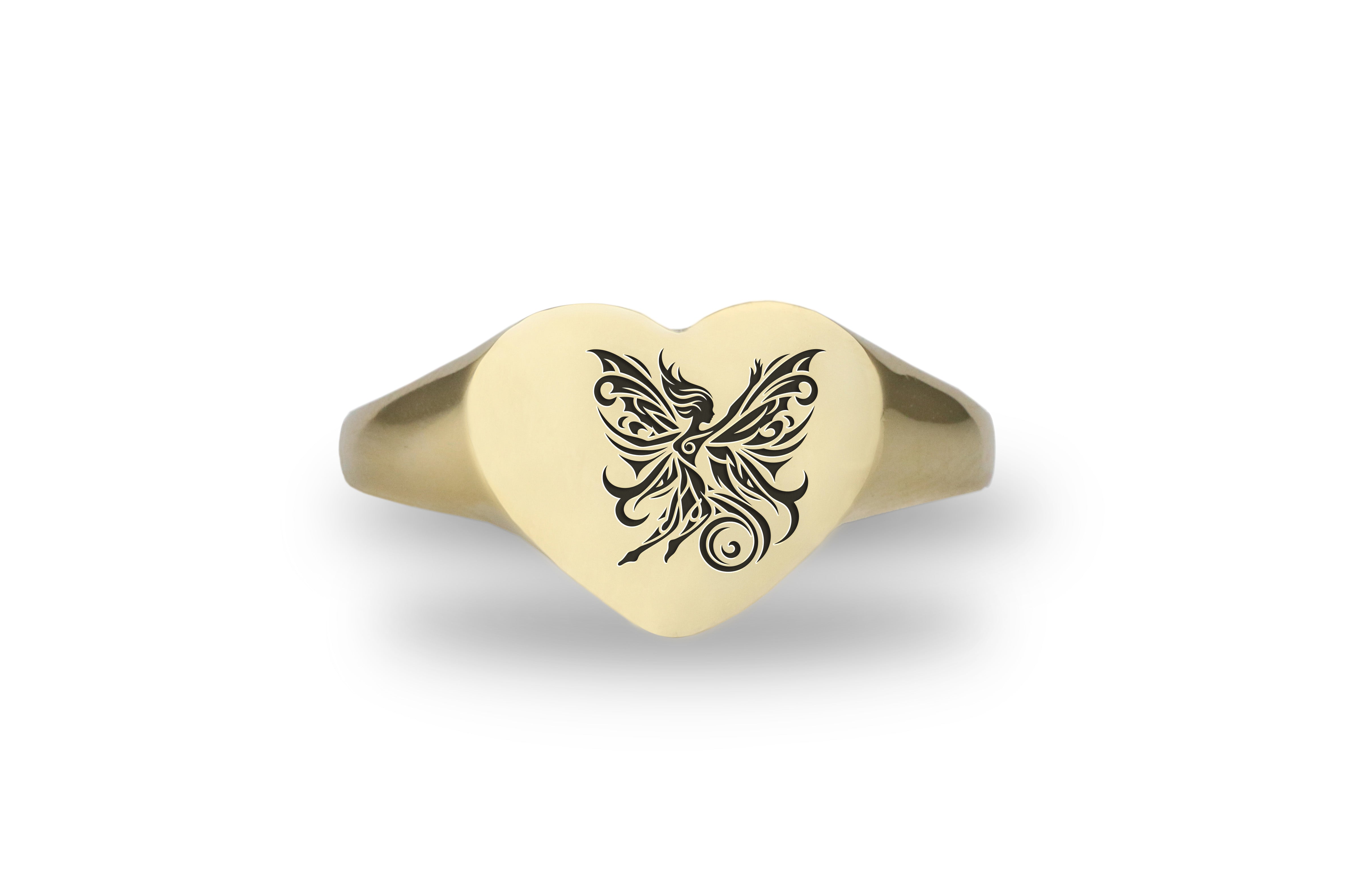 Engraved Elf Signet Ring
