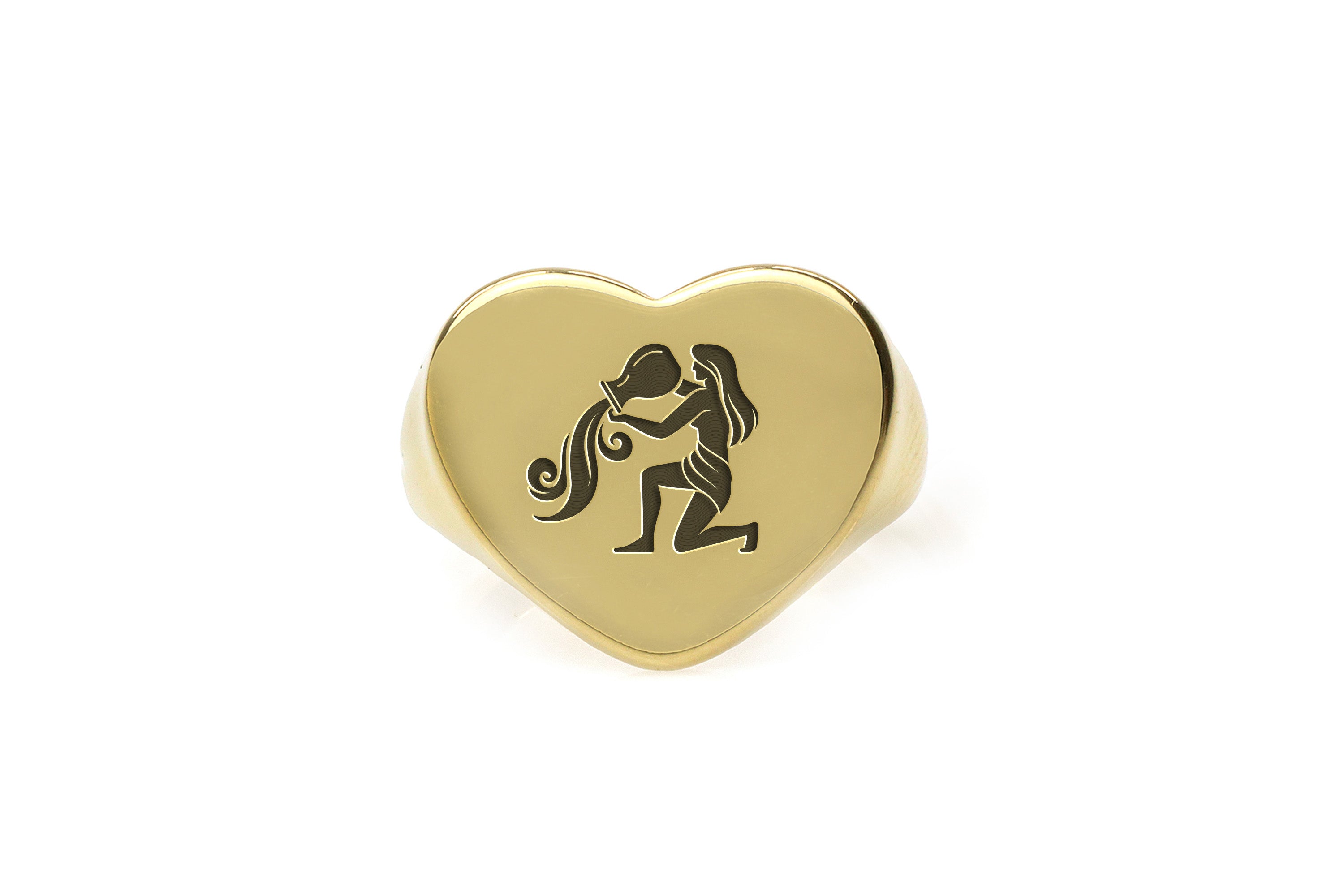 Aquarius Signet Ring