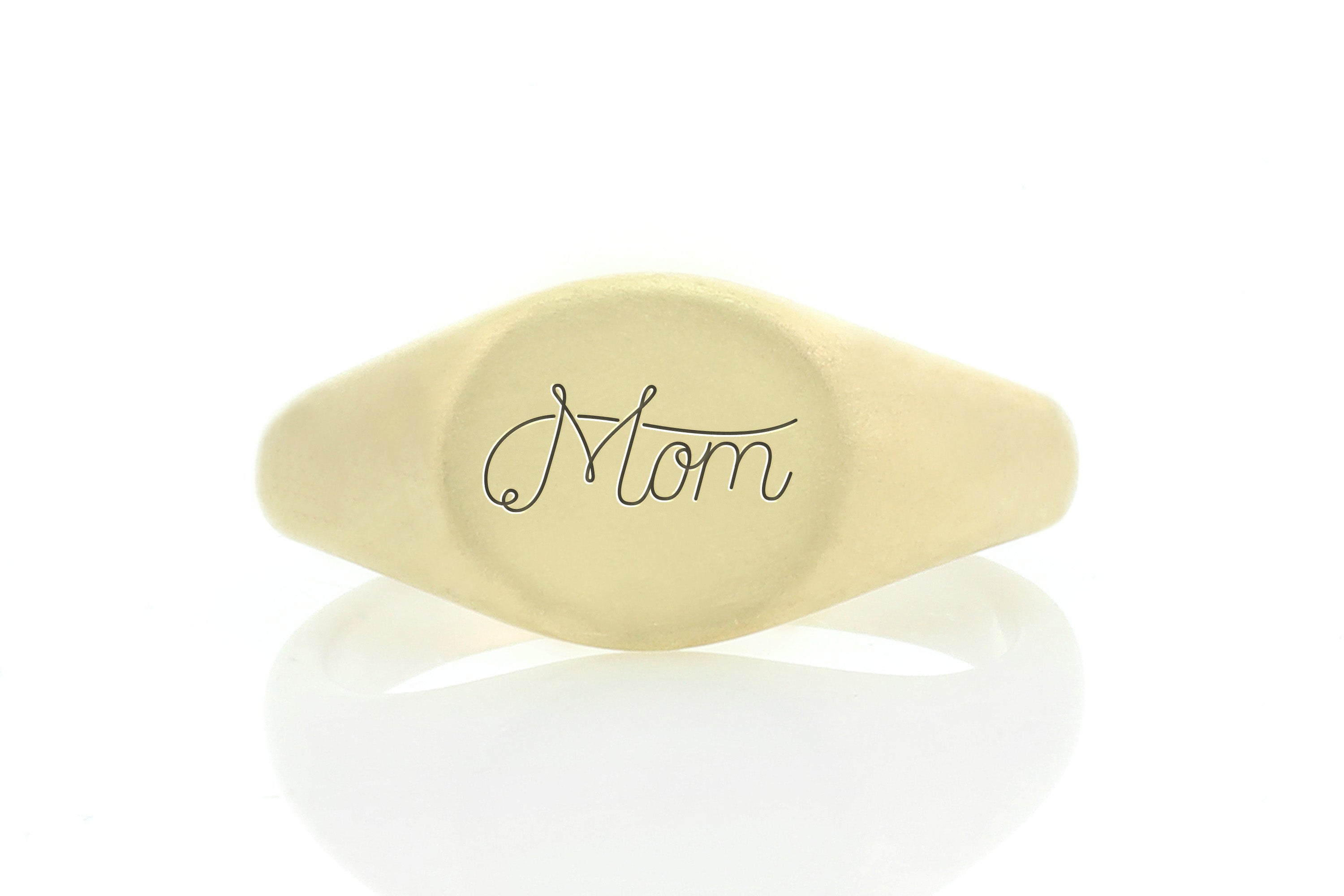 Engraved Mom Ring
