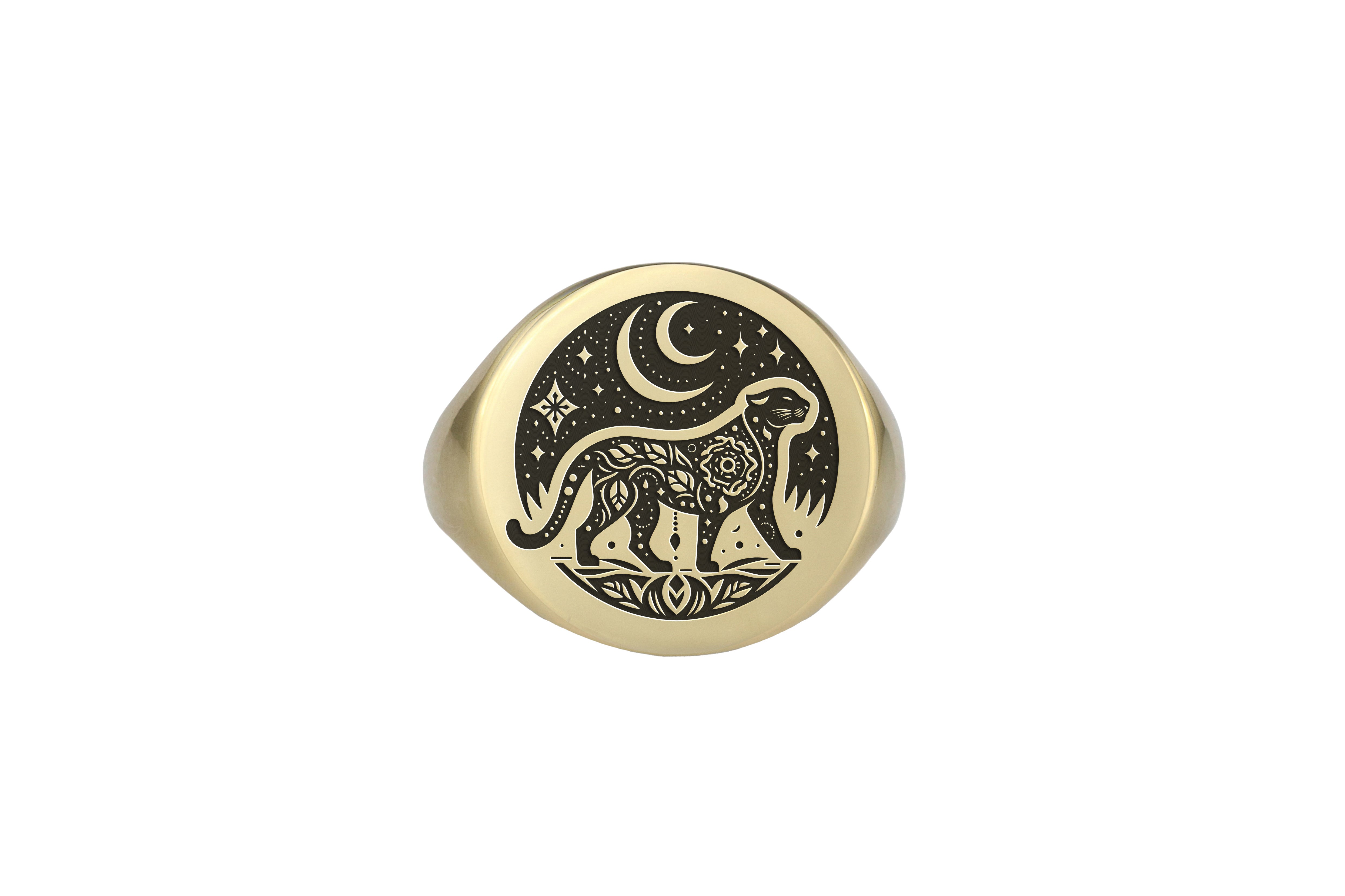 Jaguar Night Sky Ring