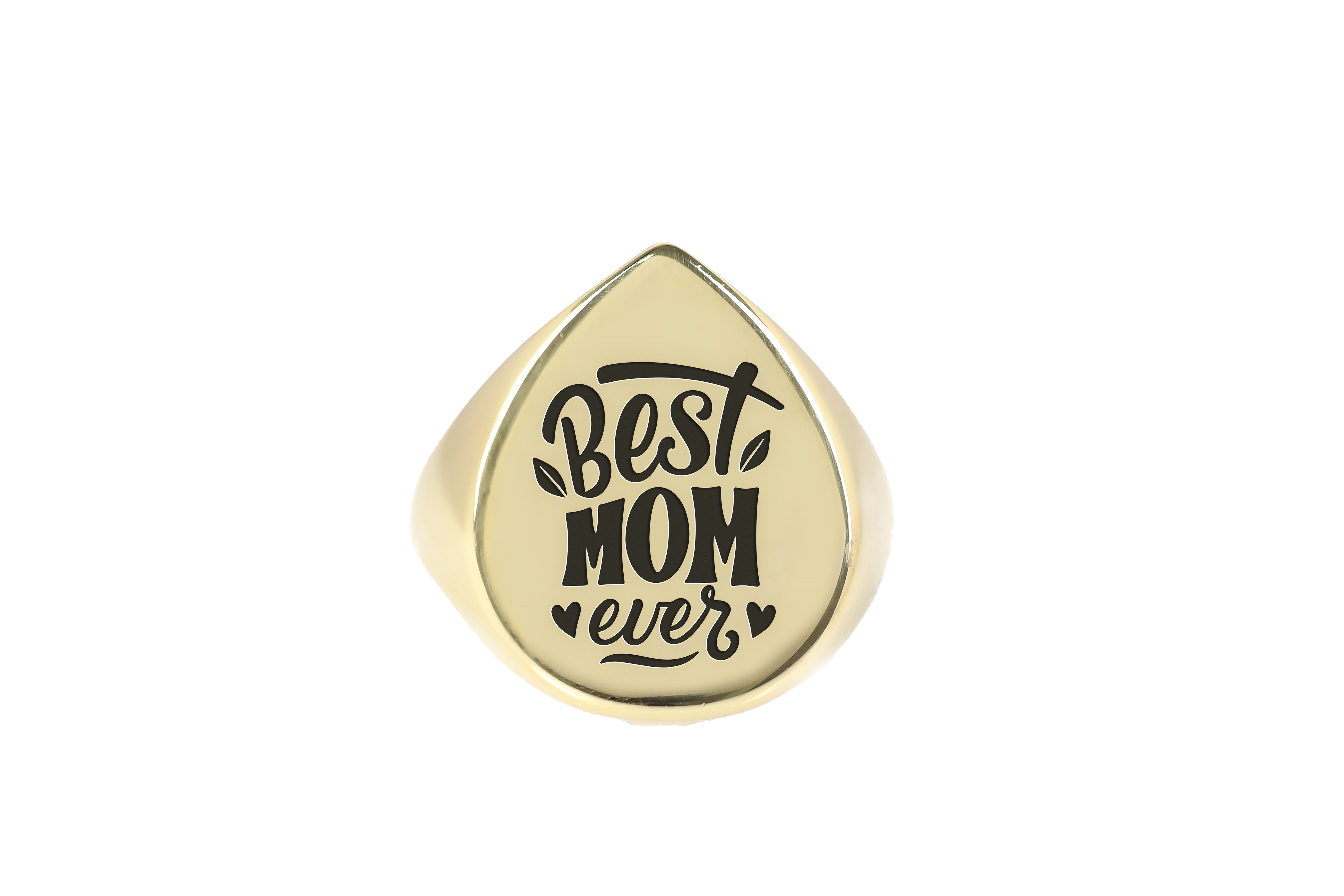 Best Mom Engraved Ring