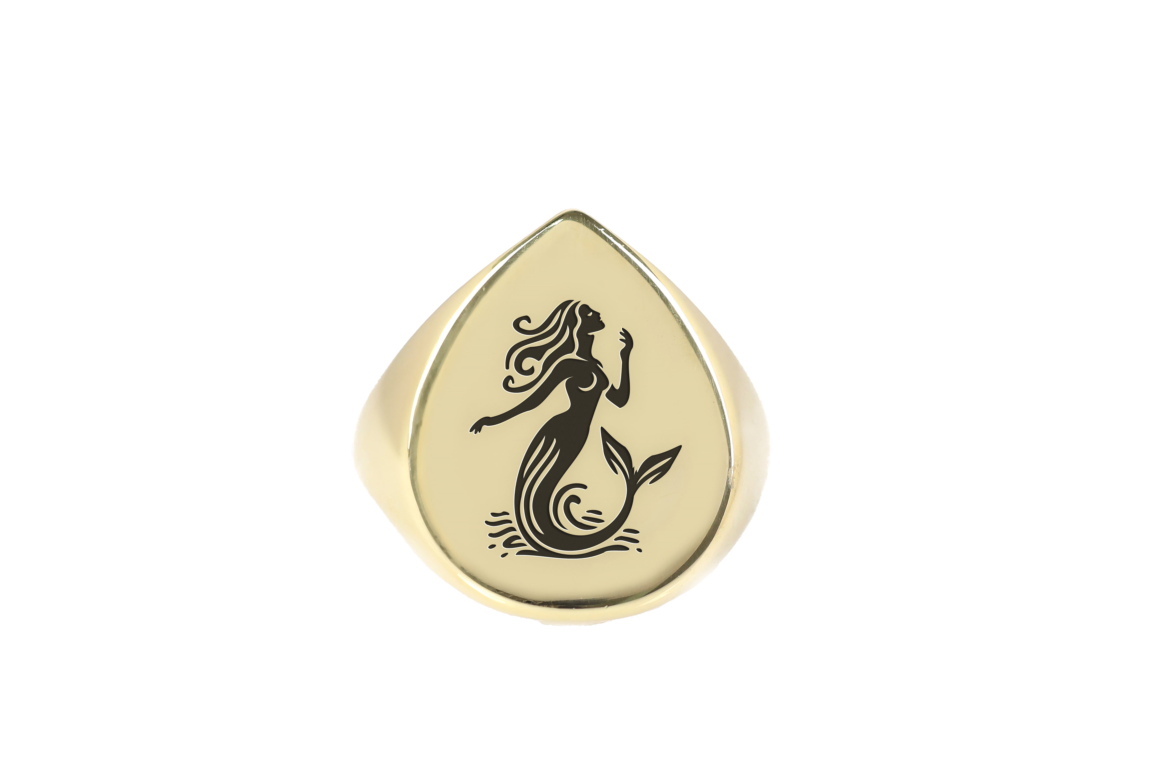 14k Gold Mermaid Ring