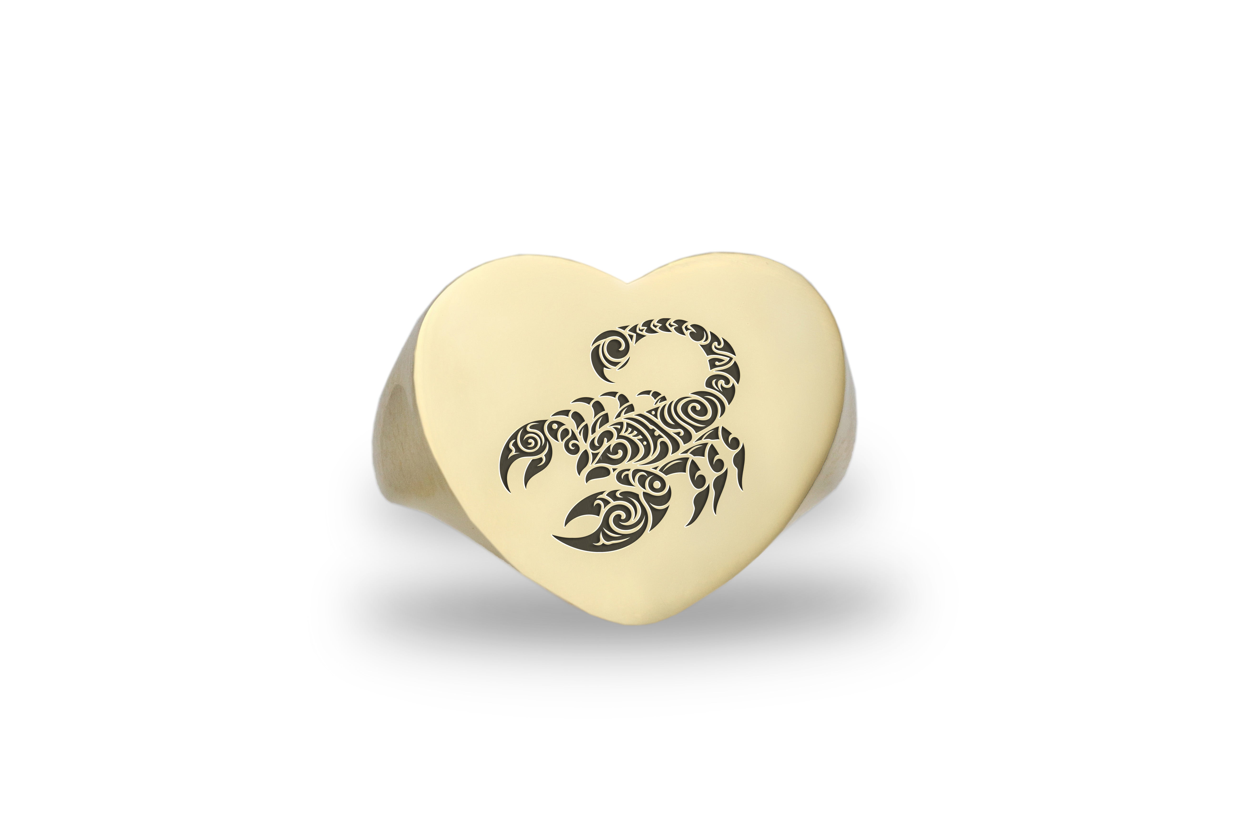 Tribal Scorpion Gold Ring