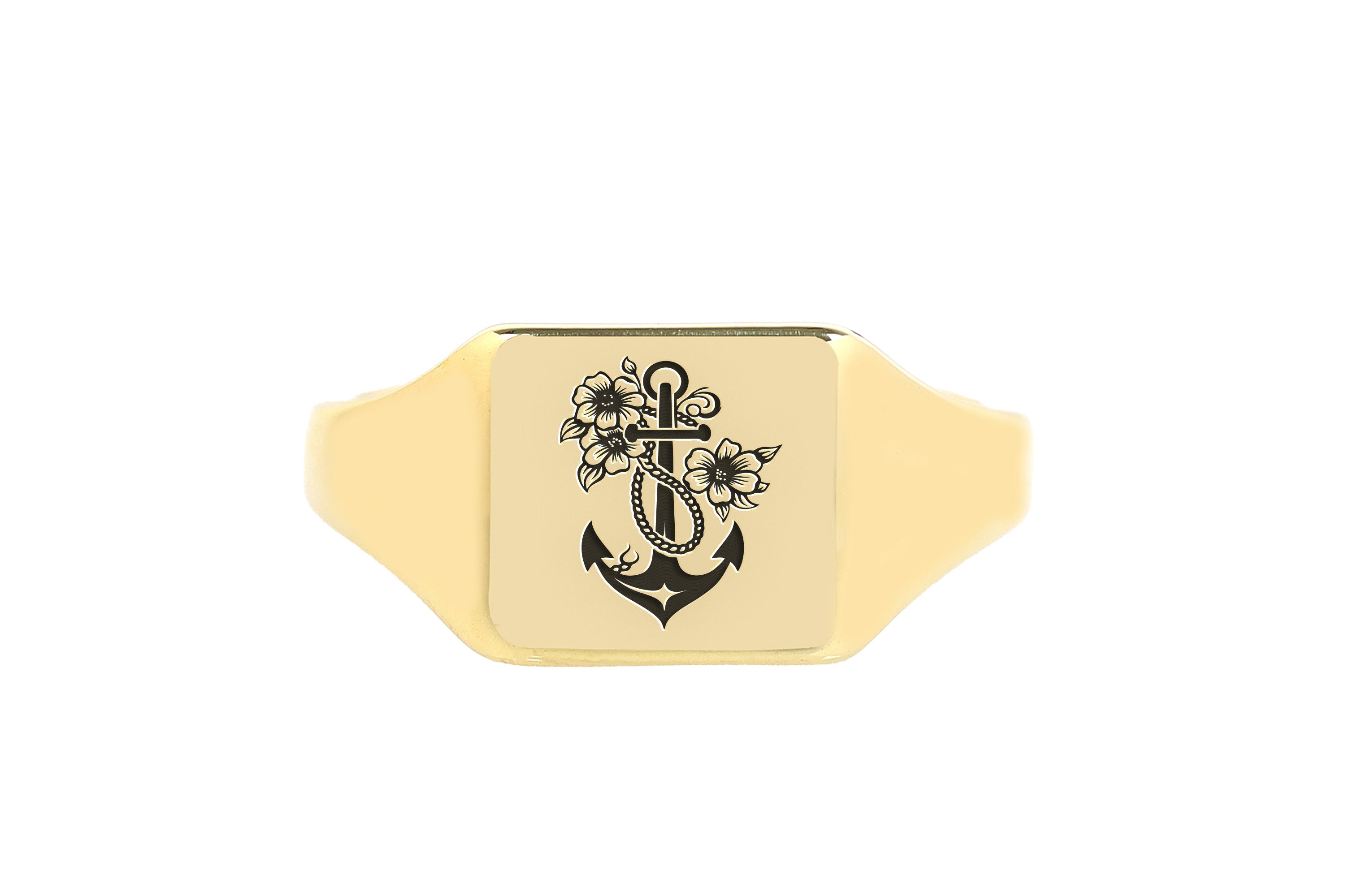 Floral Anchor Ring