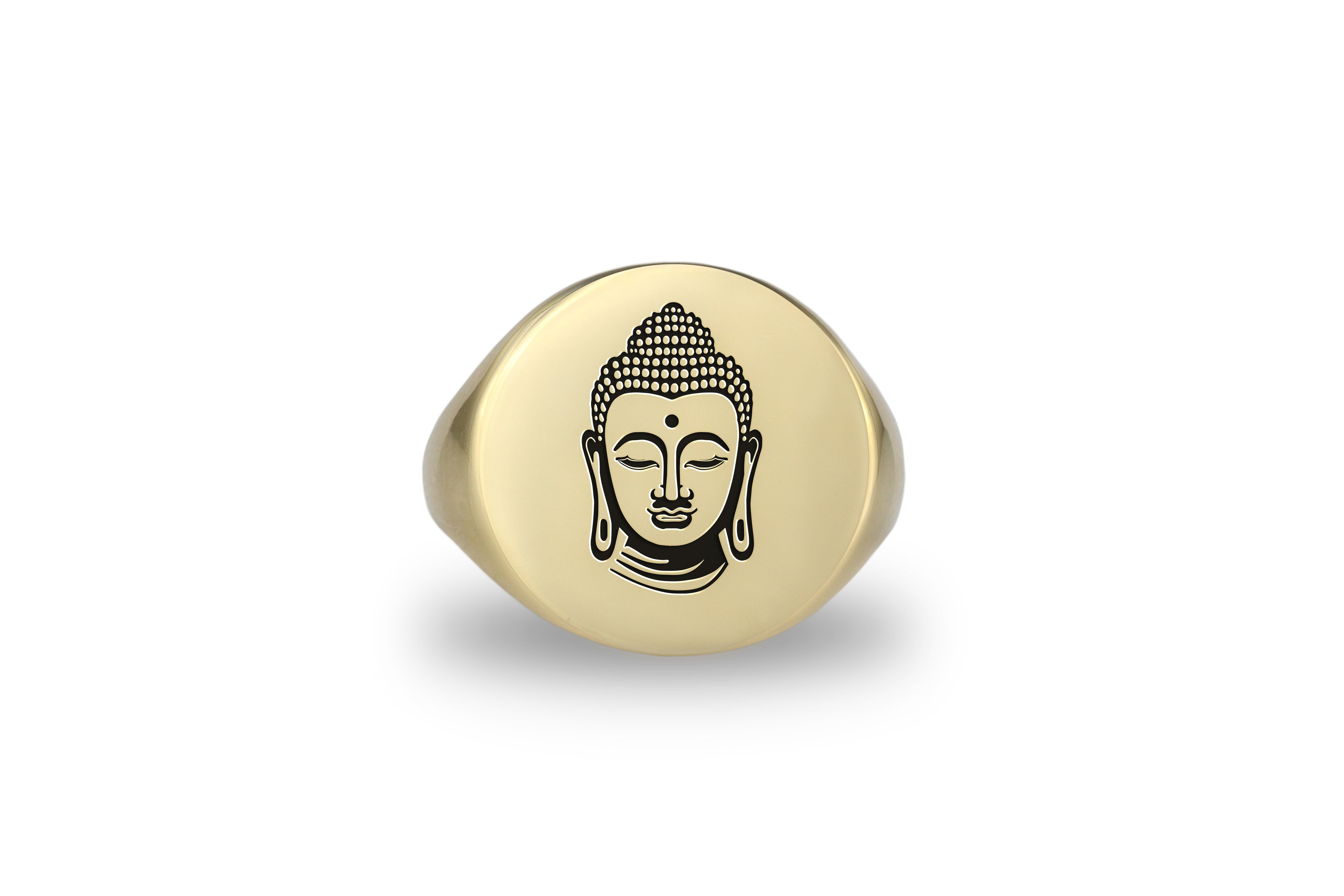 Engraved Buddha Ring