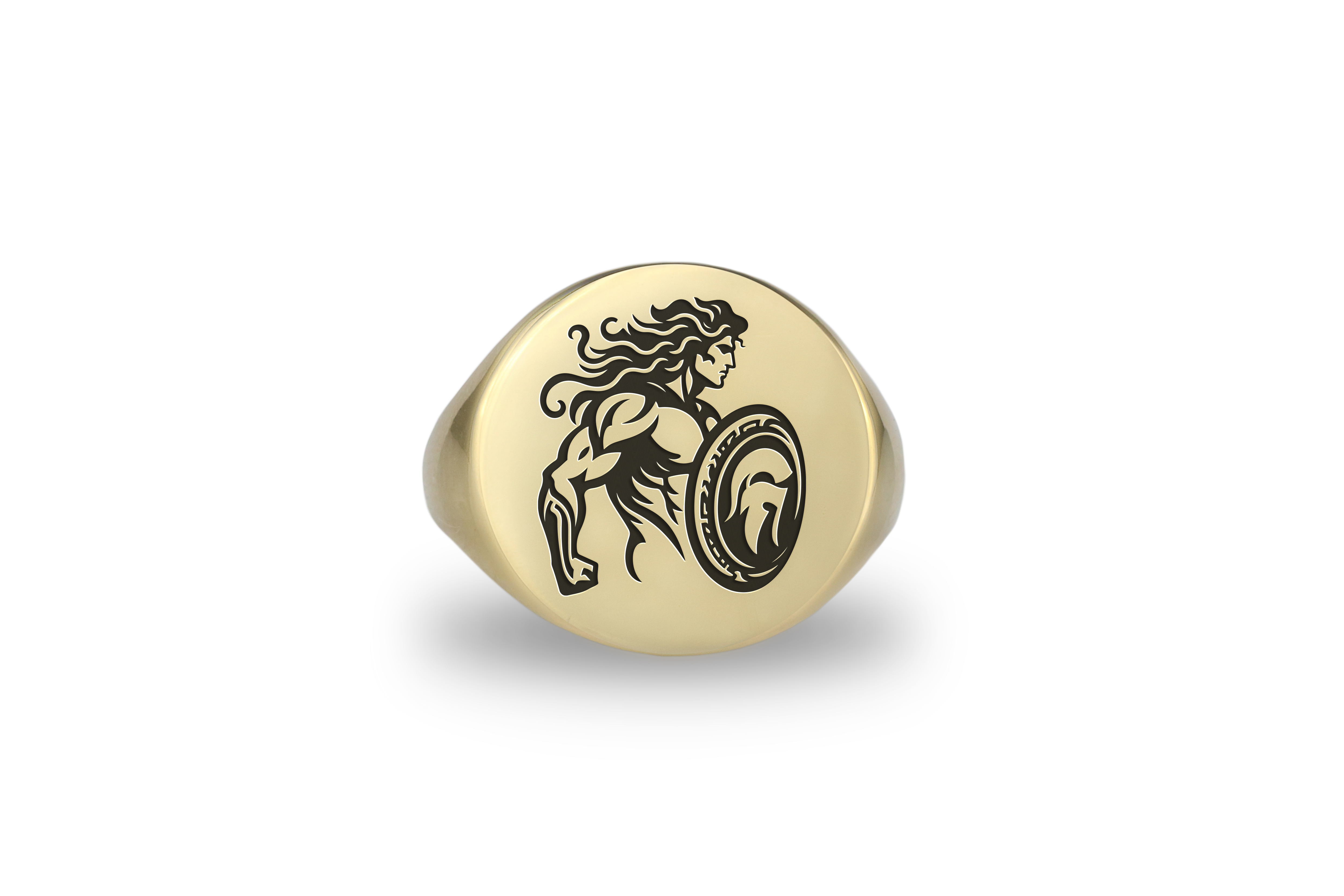 Mythical Achilles Signet Ring