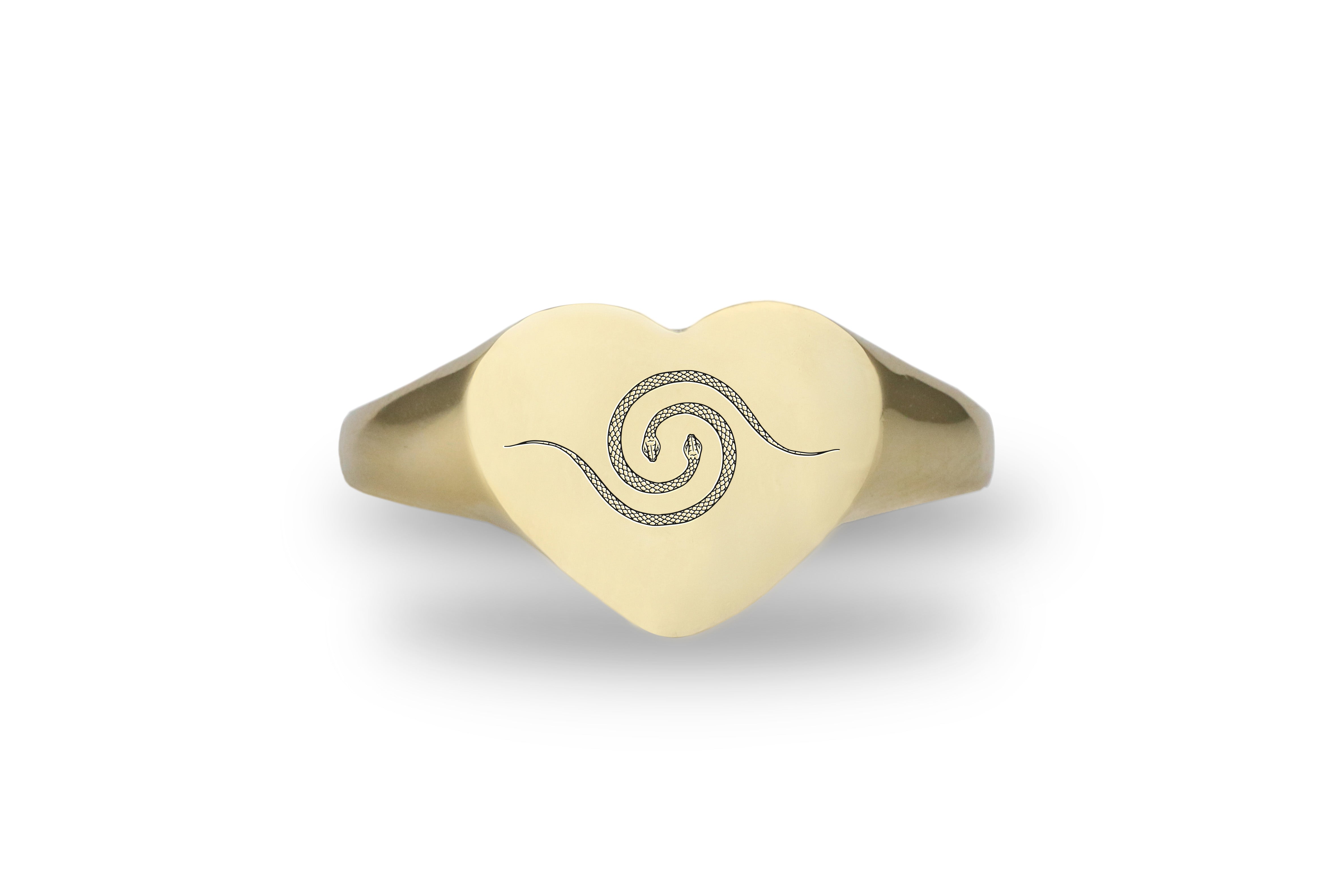 14k Gold Snake Ring
