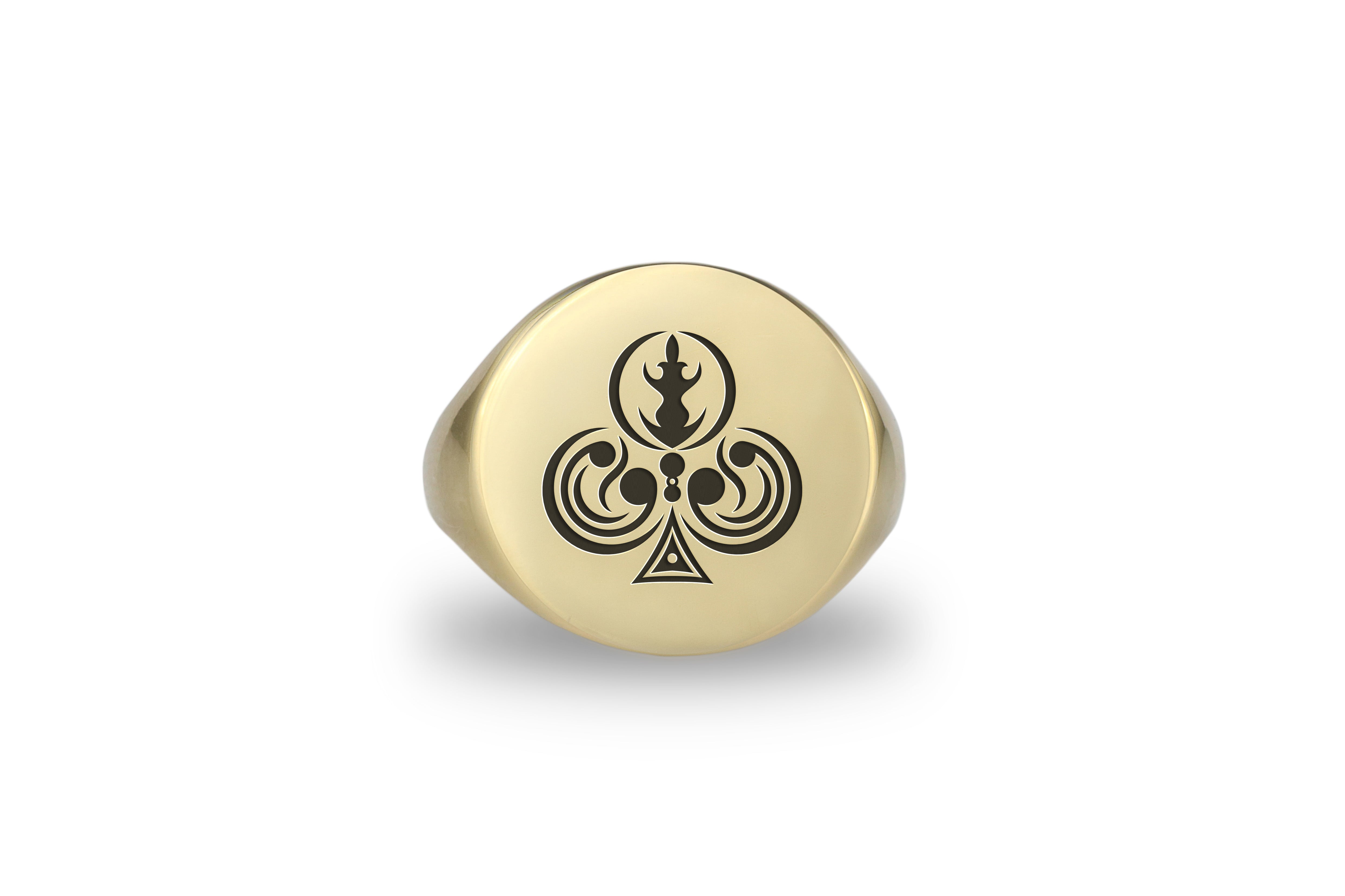 Custom Poker Signet Ring