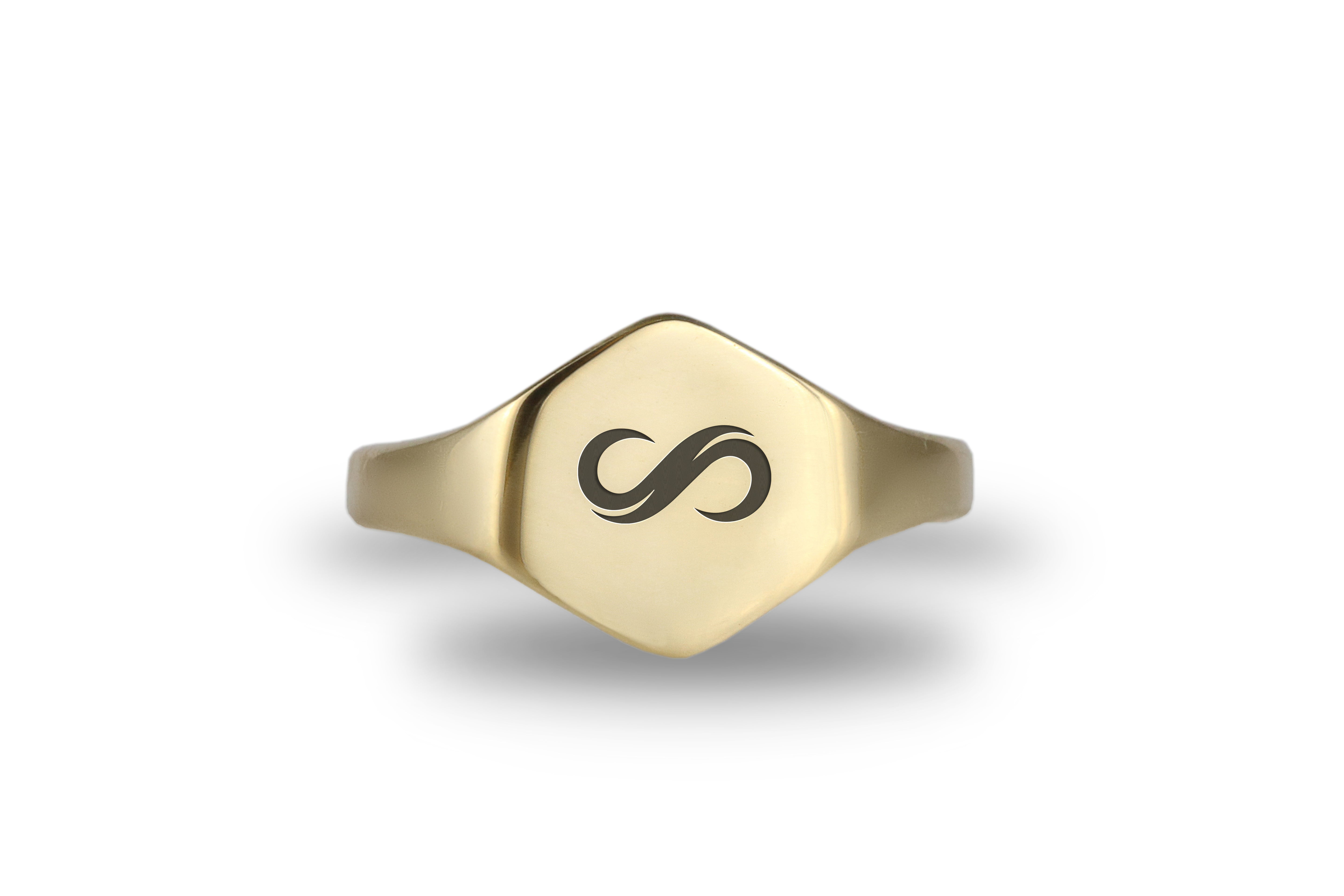 14k Gold Infinity Ring