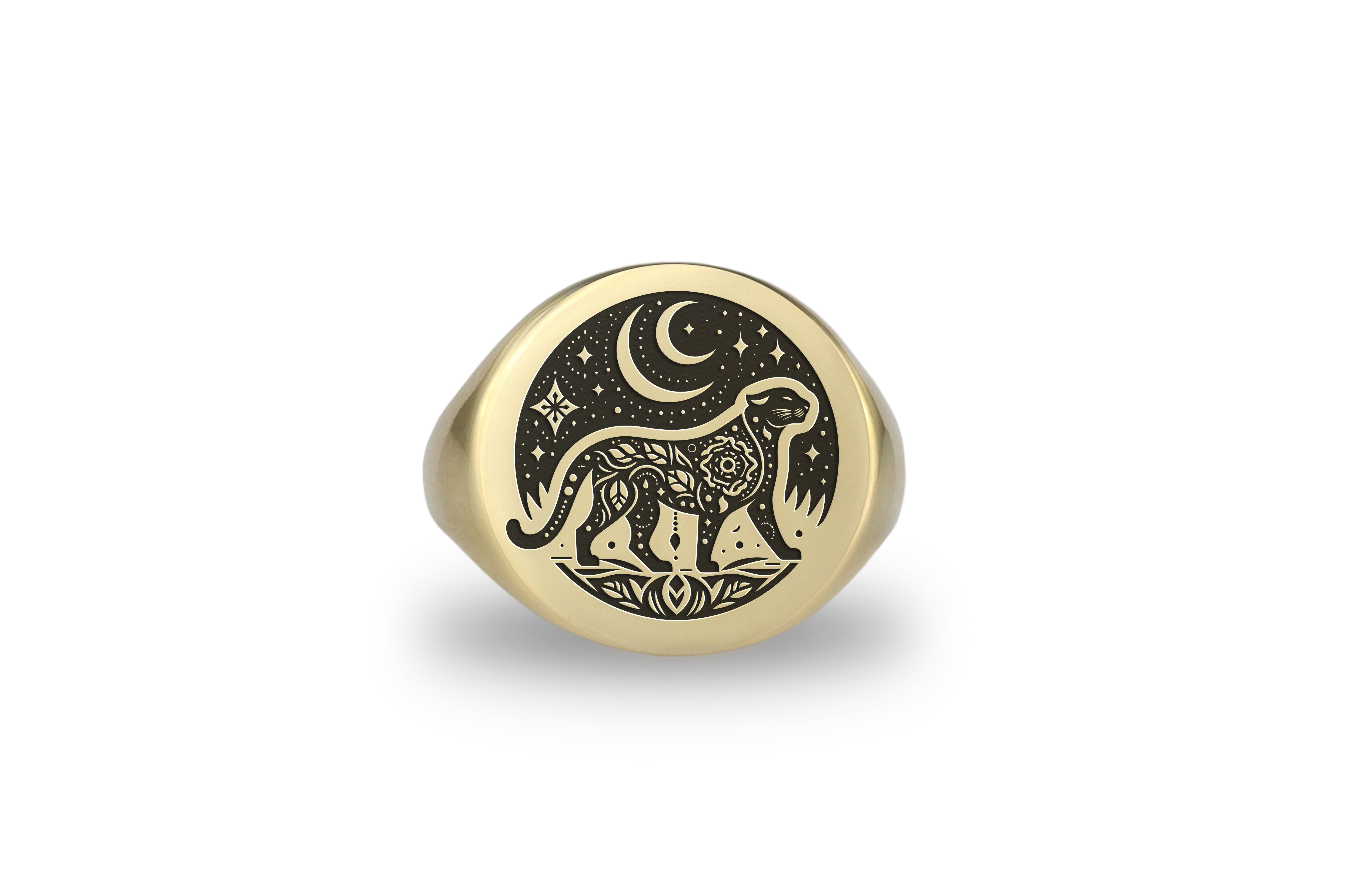 Jaguar Night Sky Ring
