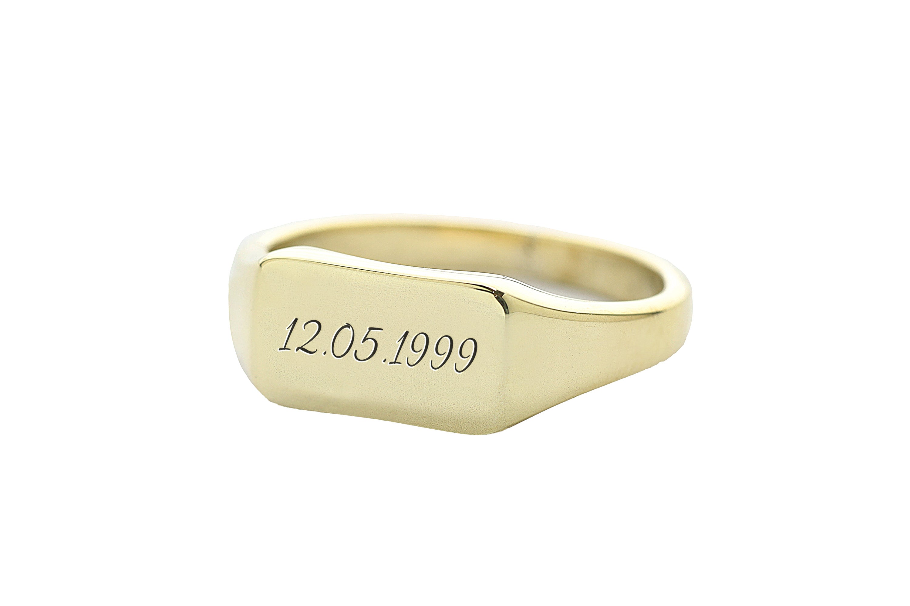 Birthday Initials Ring