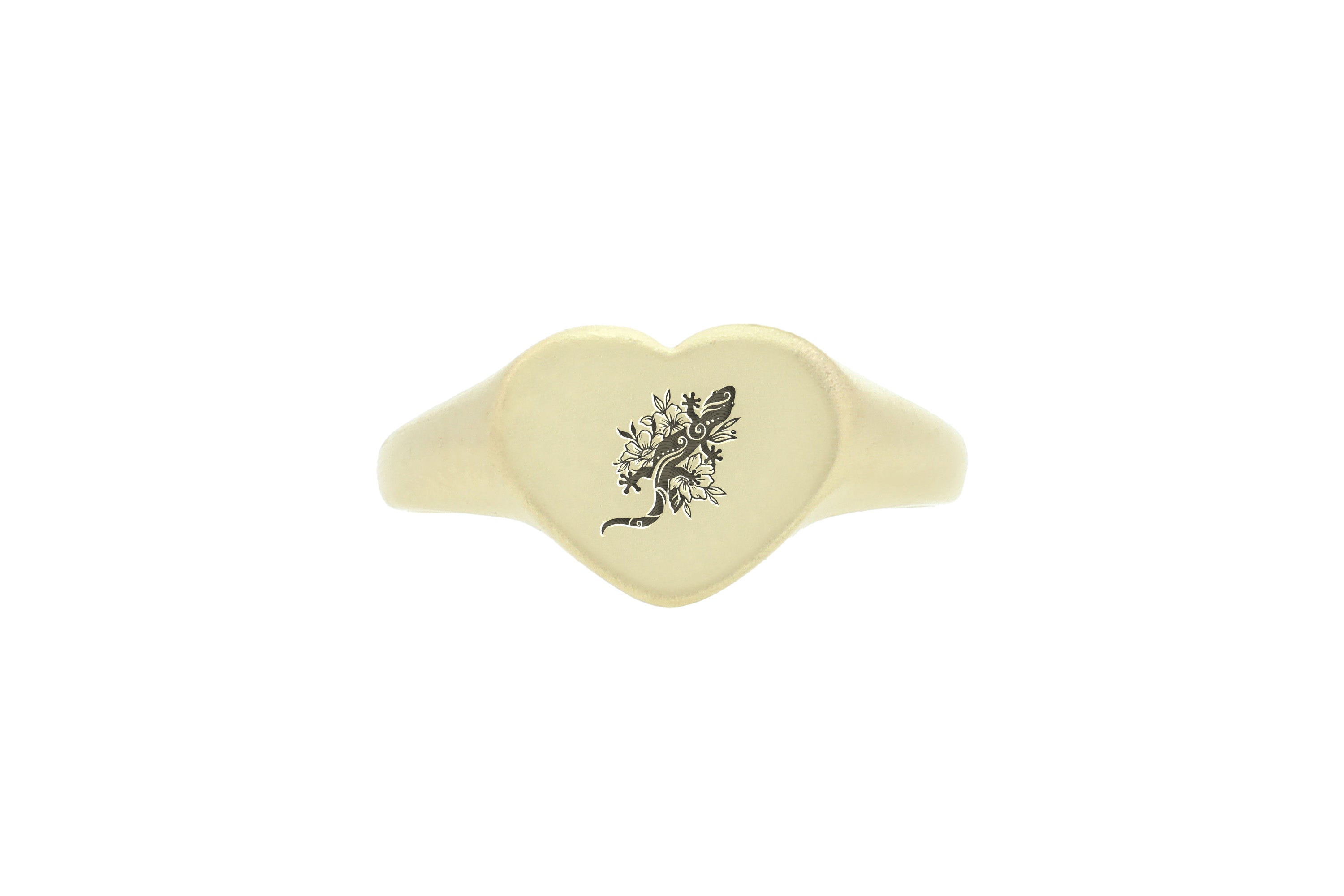 Lizard Gold Signet Ring