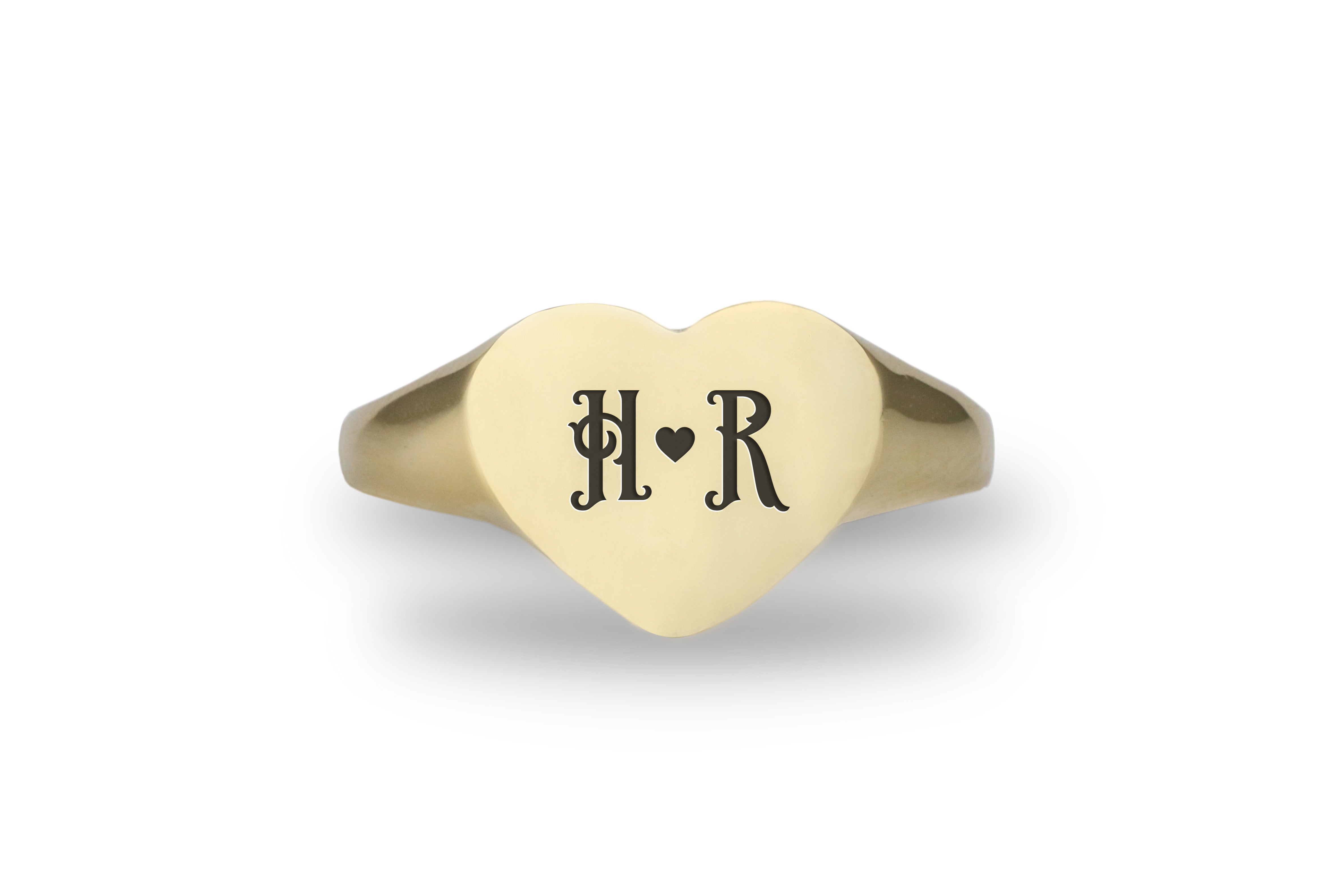 Angelic Font Engraving Ring