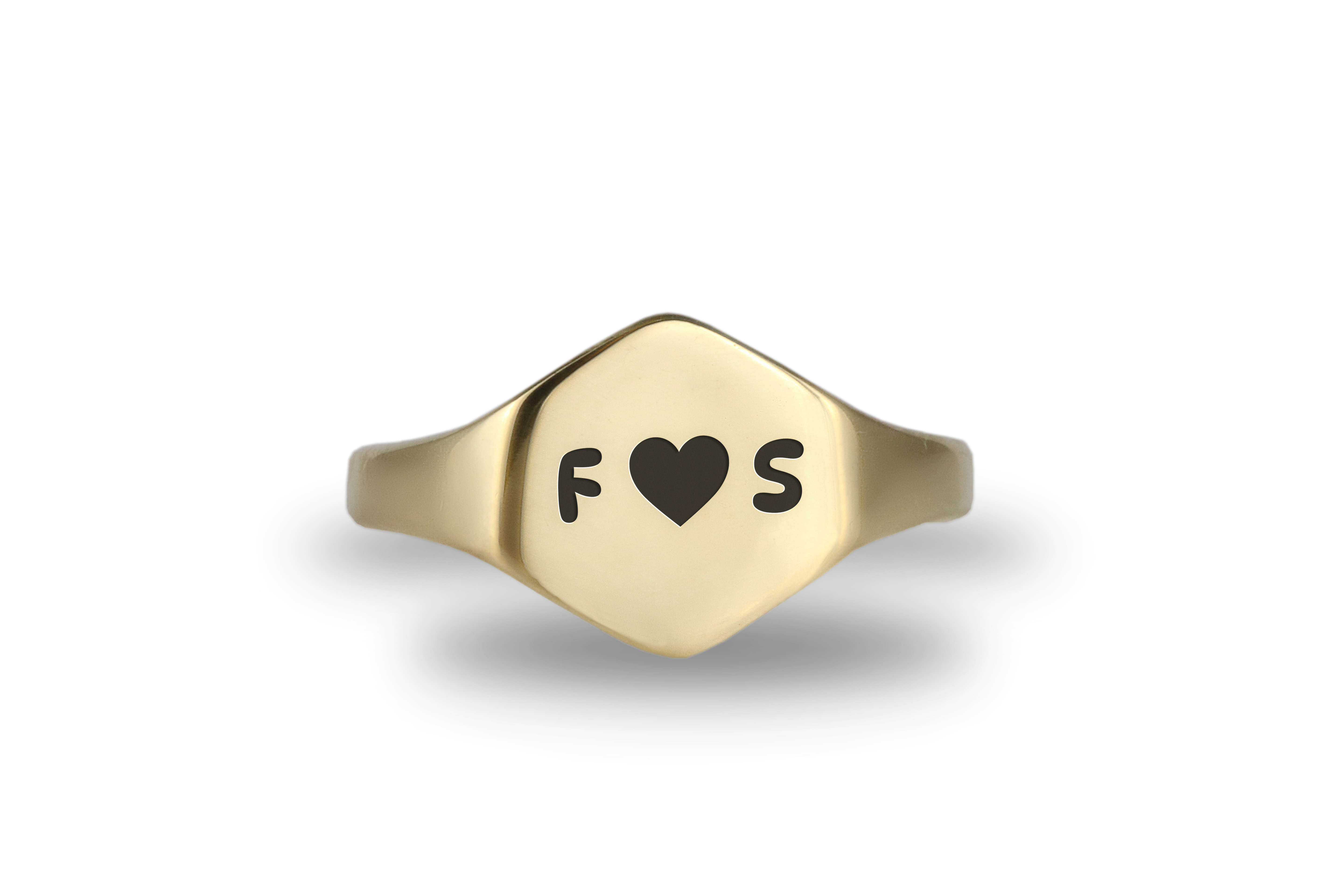 Engraved Couples Ring