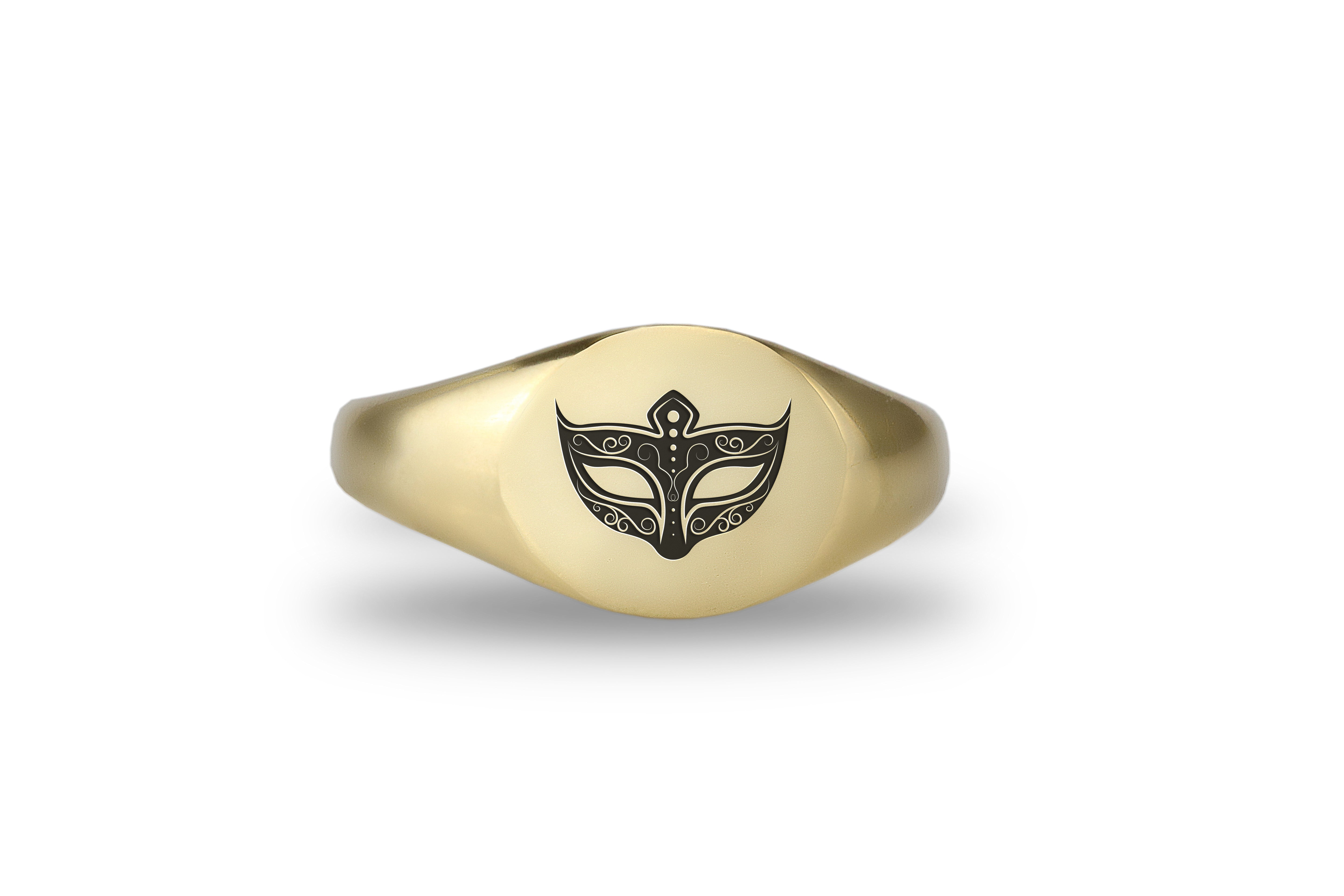 Custom Carnival Mask Ring