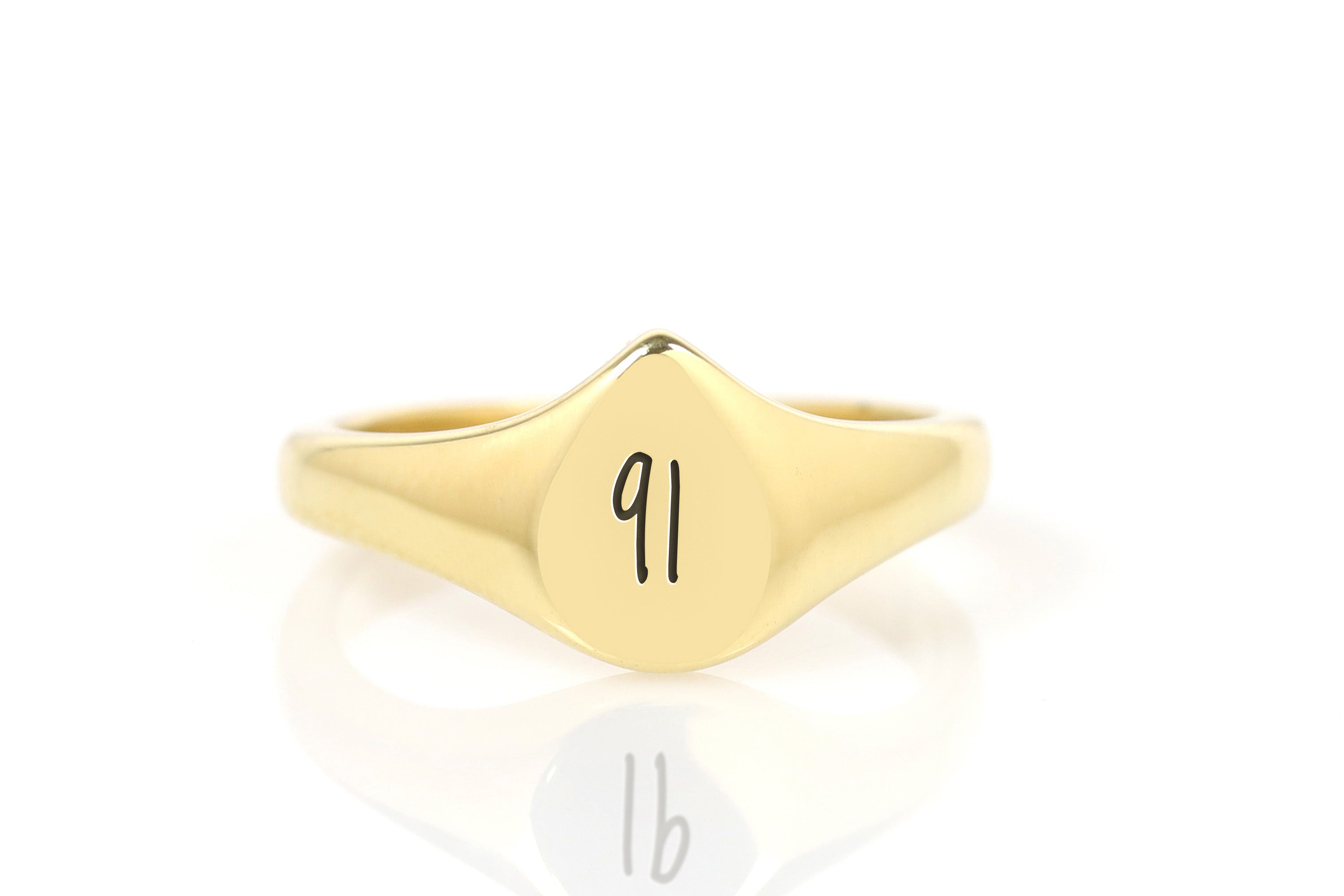 Personalized Number Ring