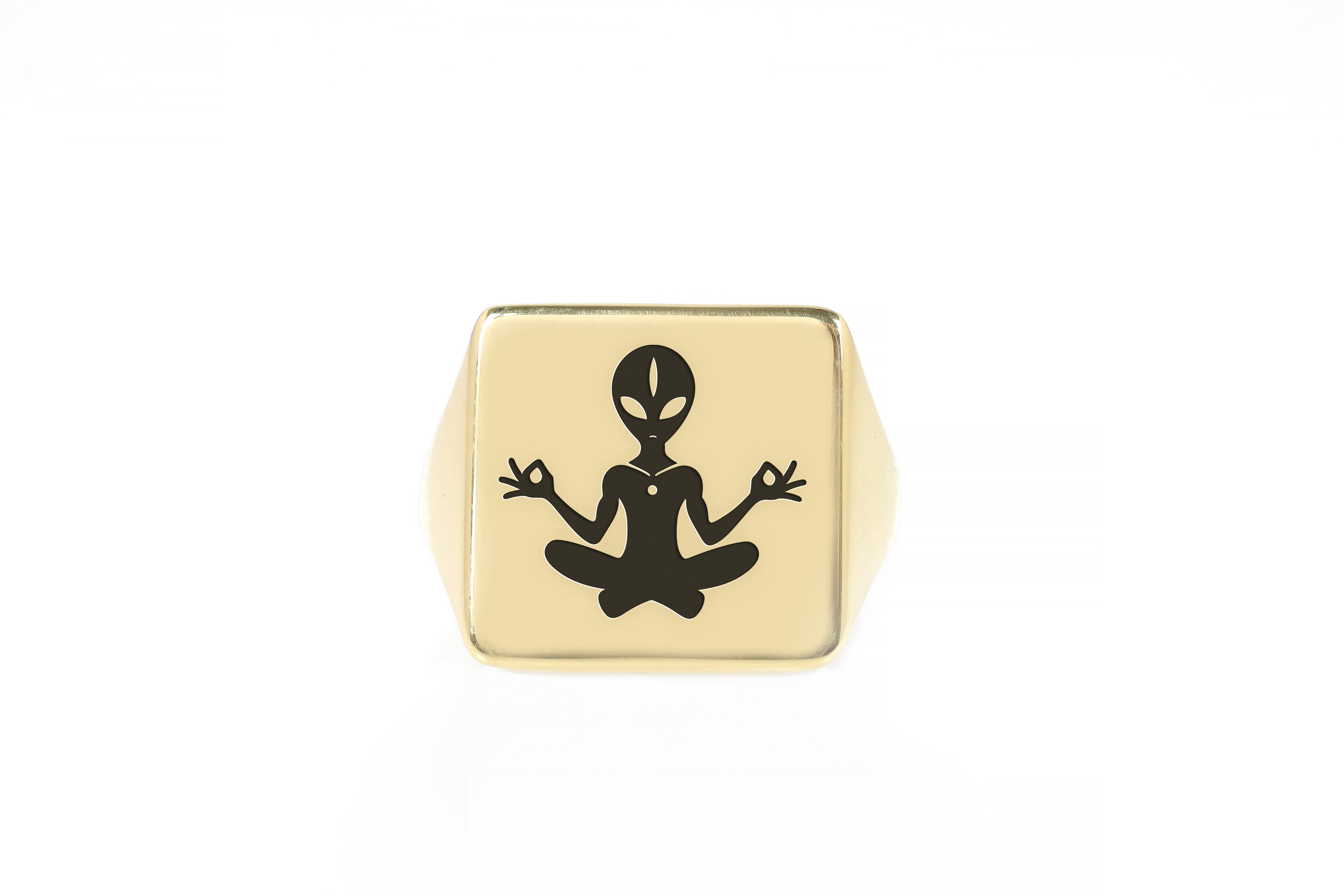Custom Alien Signet Ring