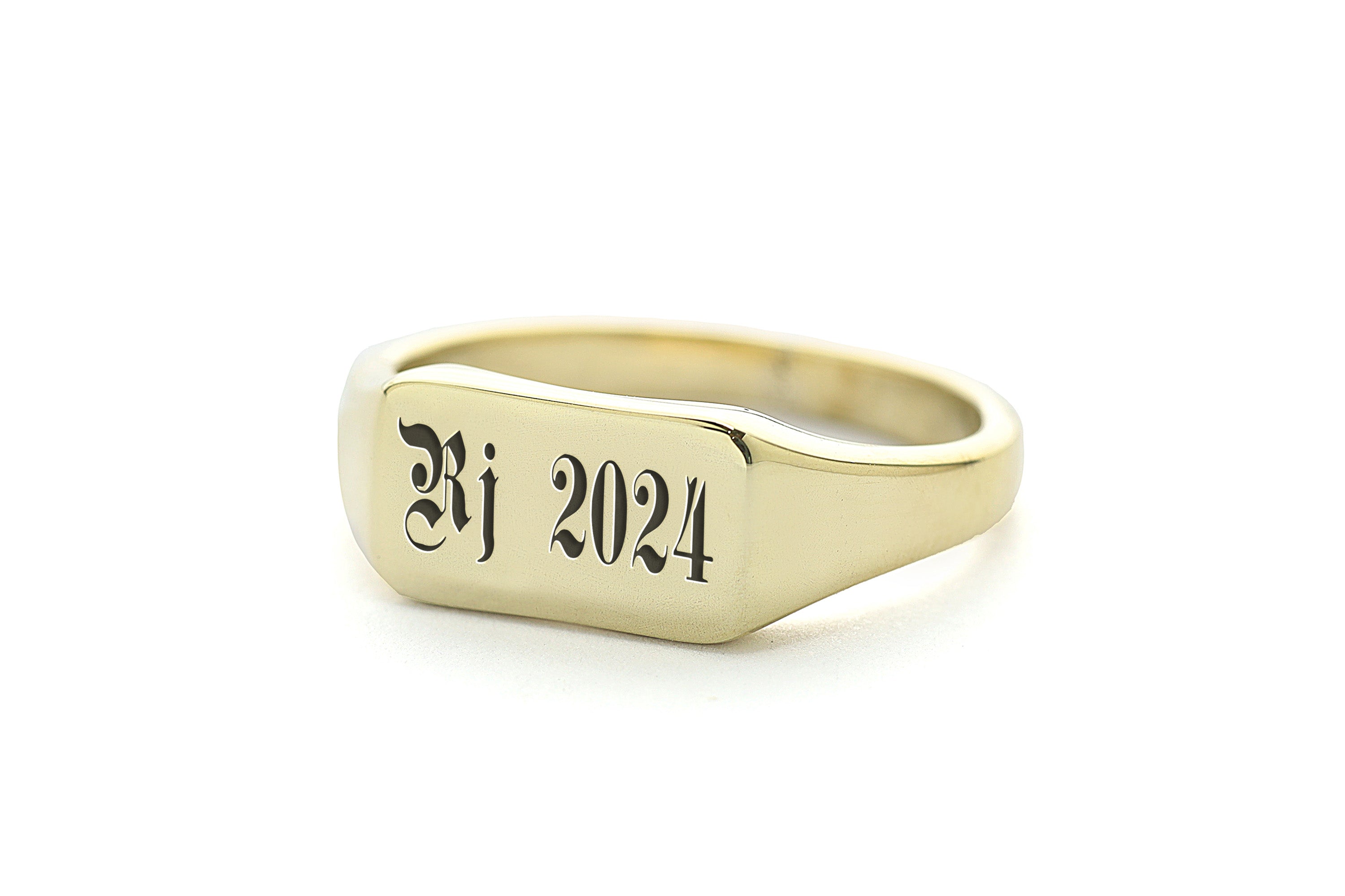 Personalized Gothic Ring