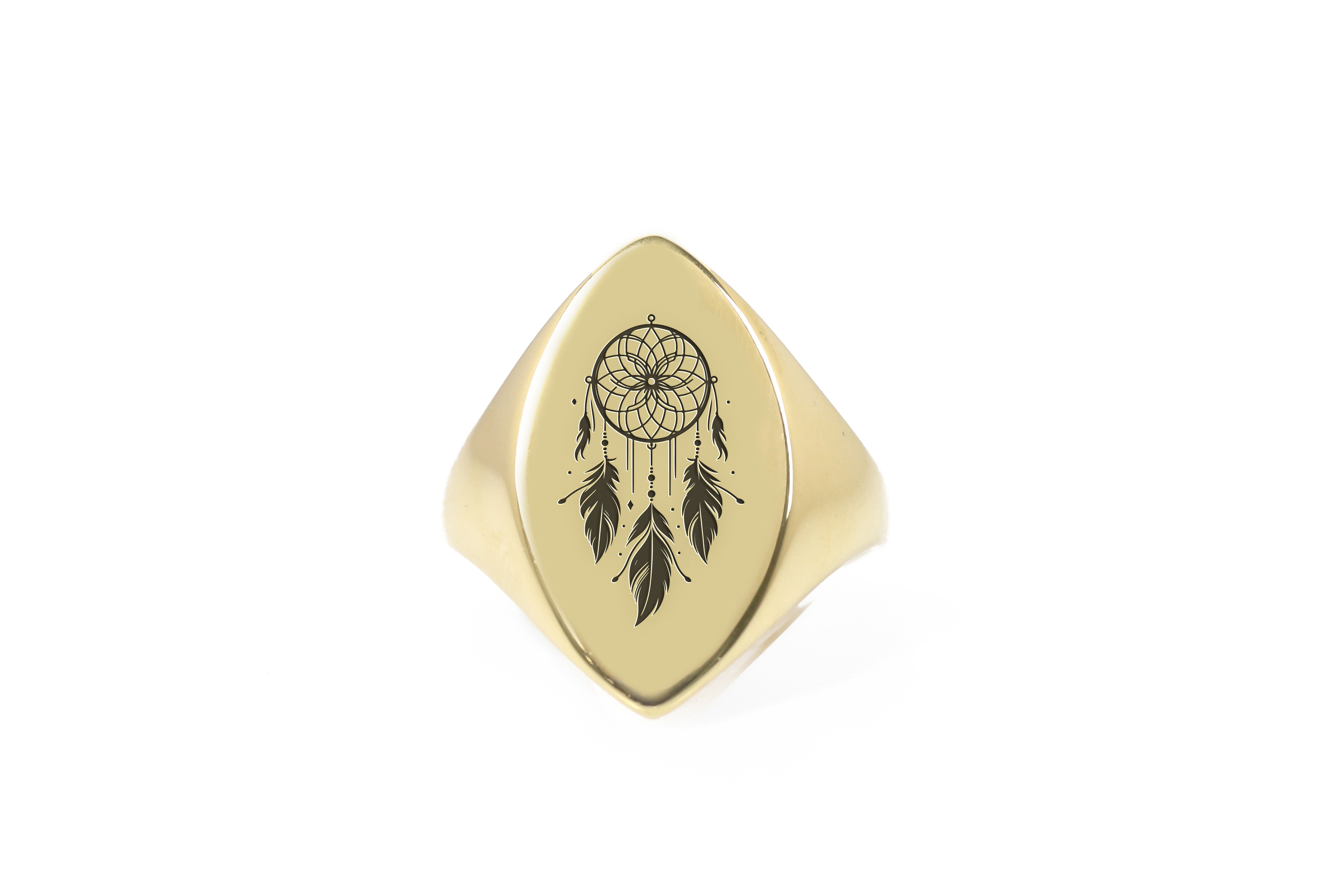 Dream Catcher Gold Ring
